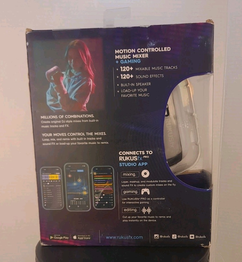 Just Play RUKUSfx PRO Handheld Electronic Game Includes Bonus Silicone Skin New