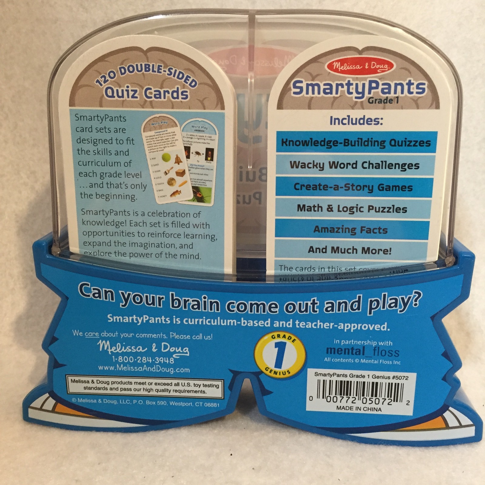 Melissa & Doug Smarty Pants Grade 1 120 Brain Building Cards