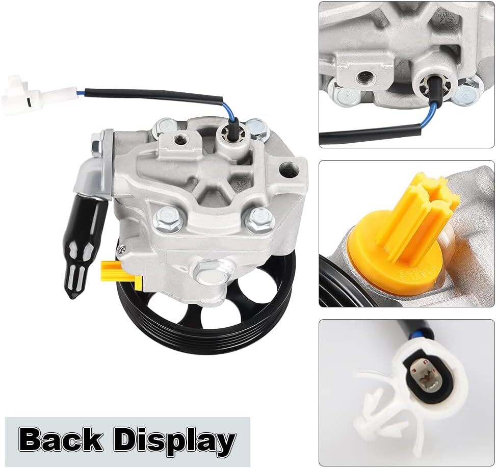 Power Steering Pump with Pulley Compatible with Subaru Impreza H4 2.0L 2.5L –