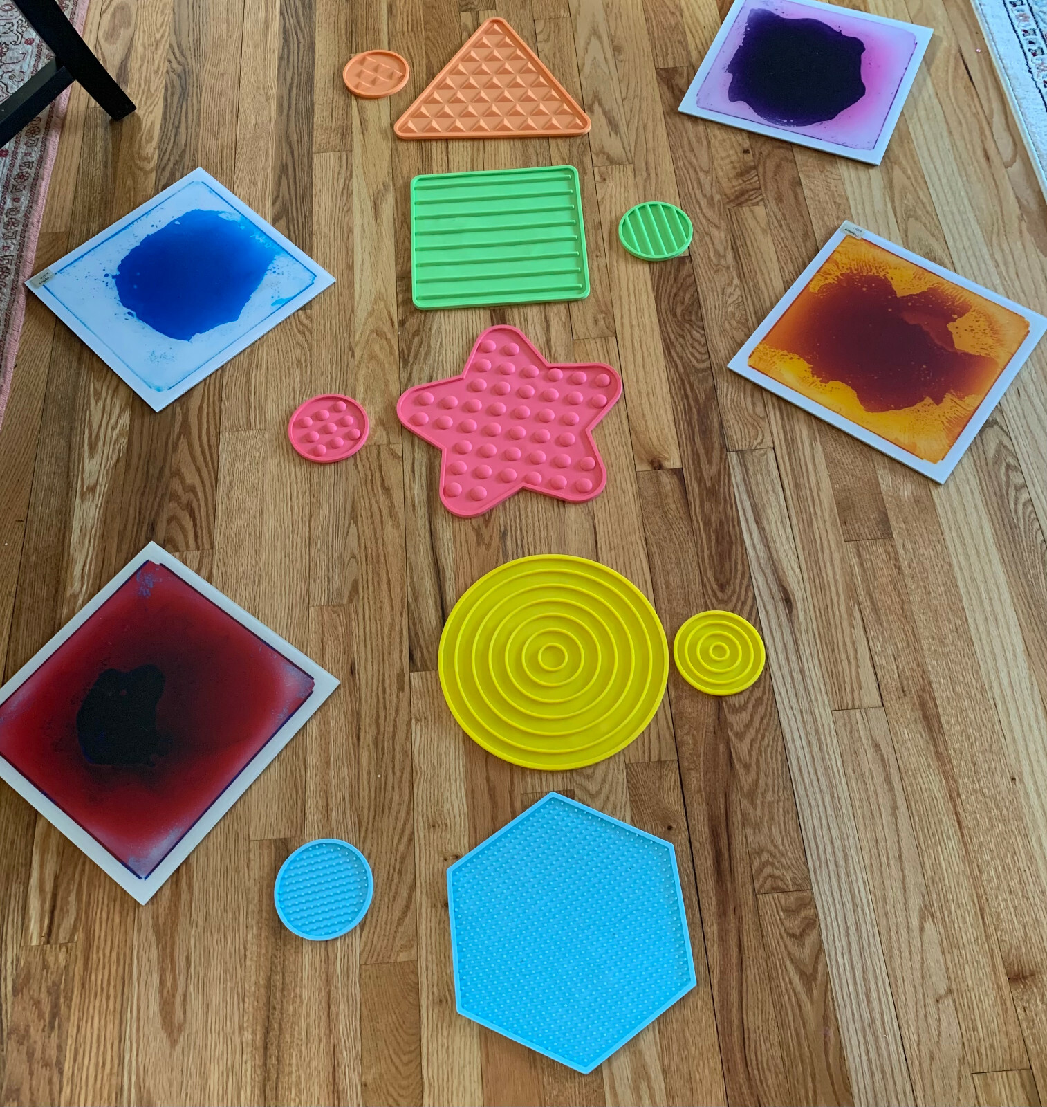 Sensory Activity Toys for Kids, with Different Textures & Shapes (10 PCs)