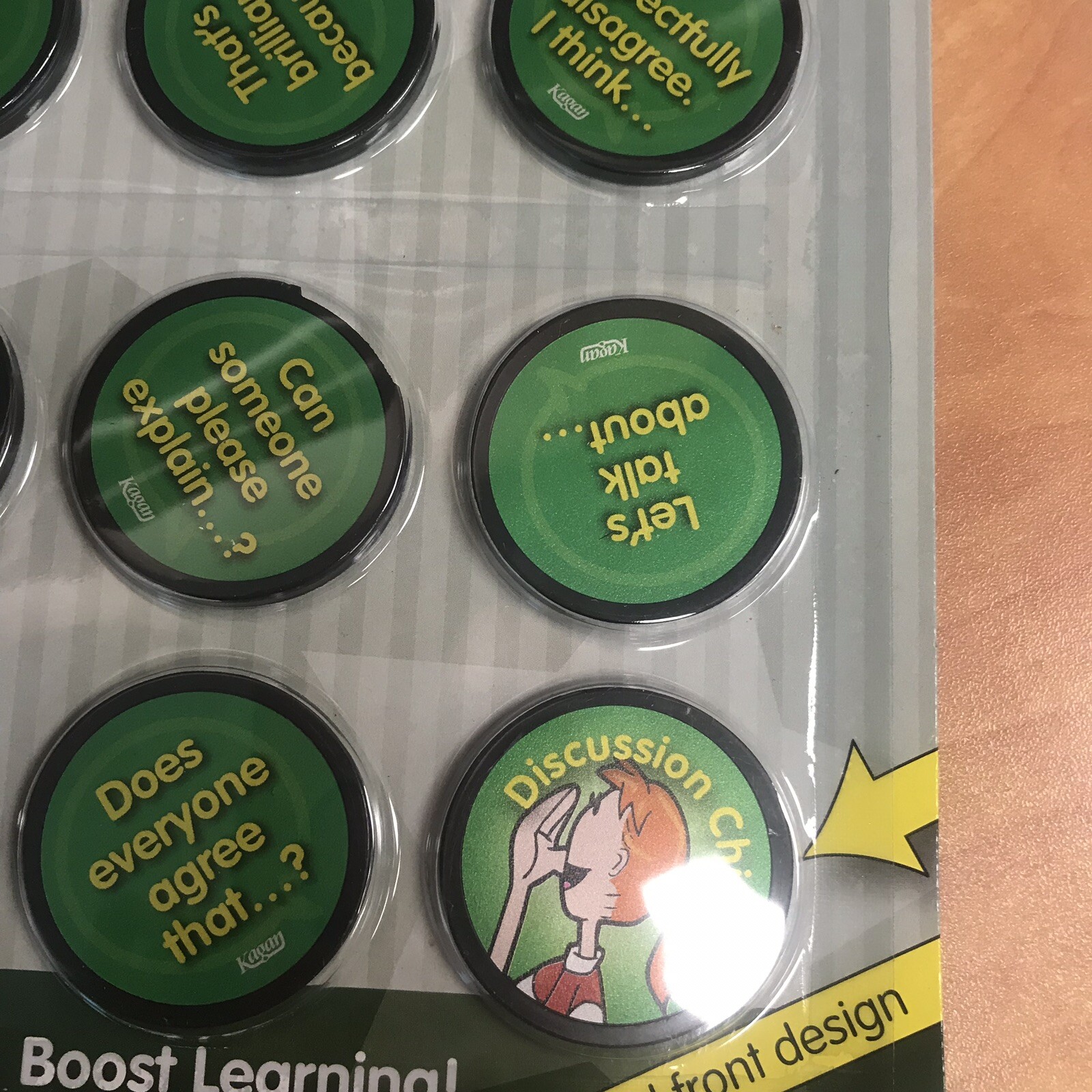Kagan Cooperative Learning Discussion Chips Green Good For Any Subject New