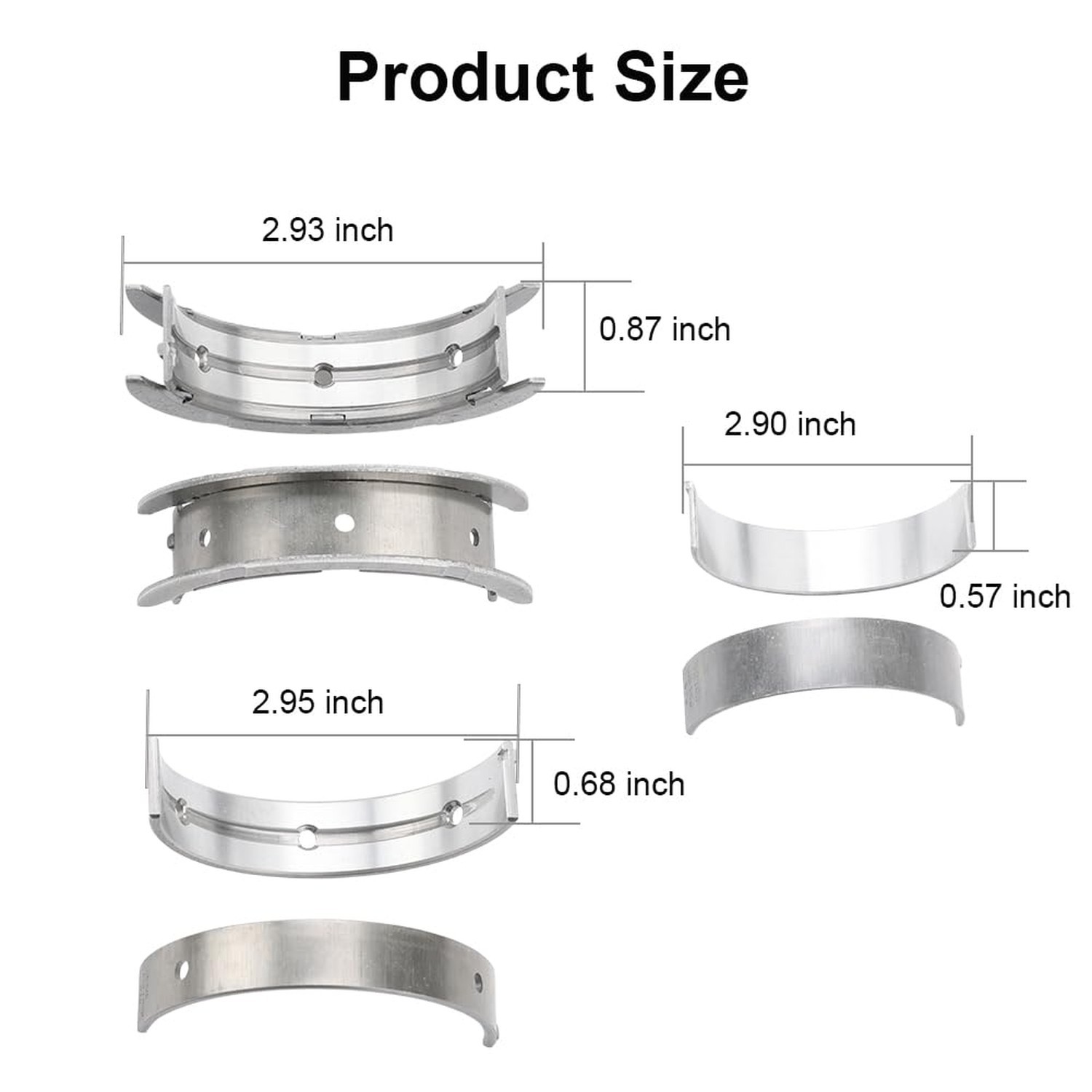 JDMON Crankshaft Main & Connecting Rod Bearing Kit Compatible with Scion FR-S…
