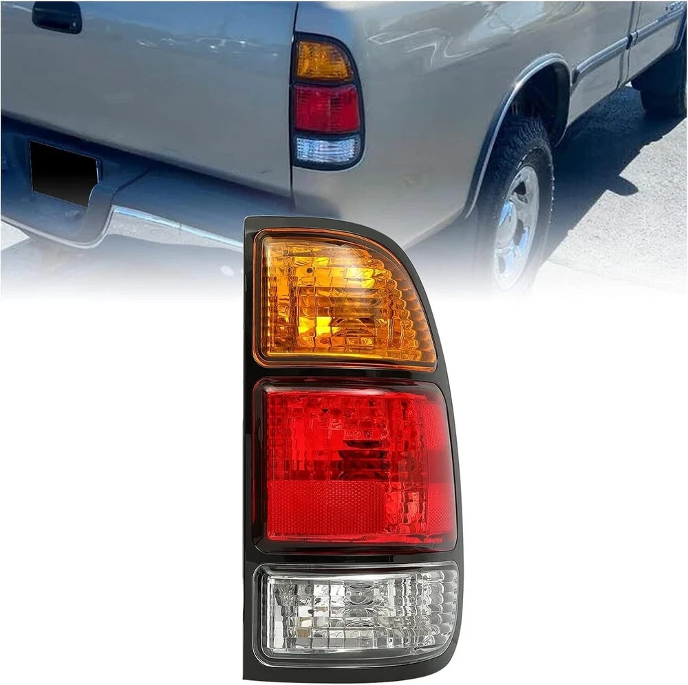 2000-06 Toyota Tundra Tail Light Right Passenger Side Red Amber Clear Housing
