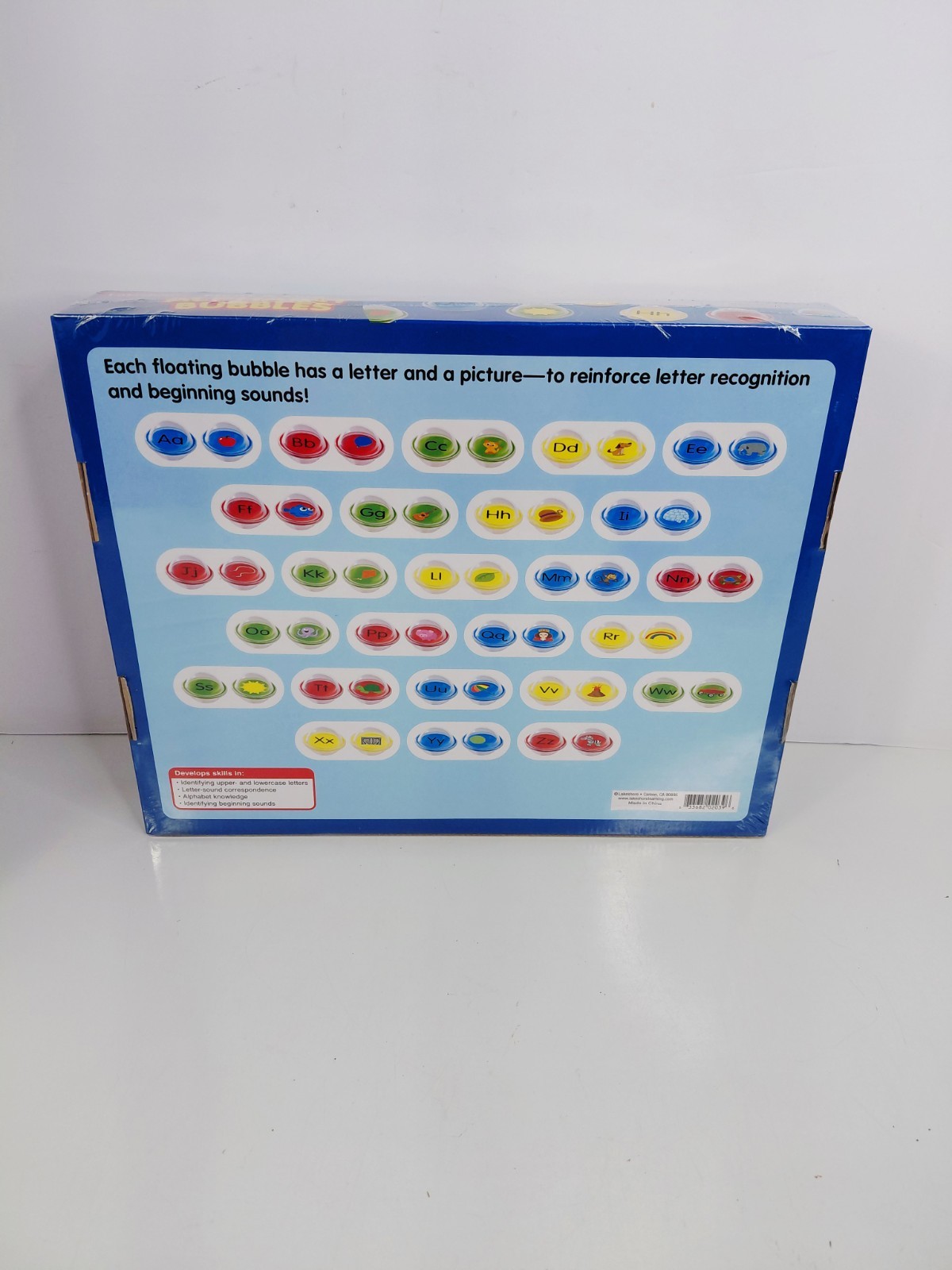 New Sealed Float & Find Alphabet Bubbles Lakeshore Educational
