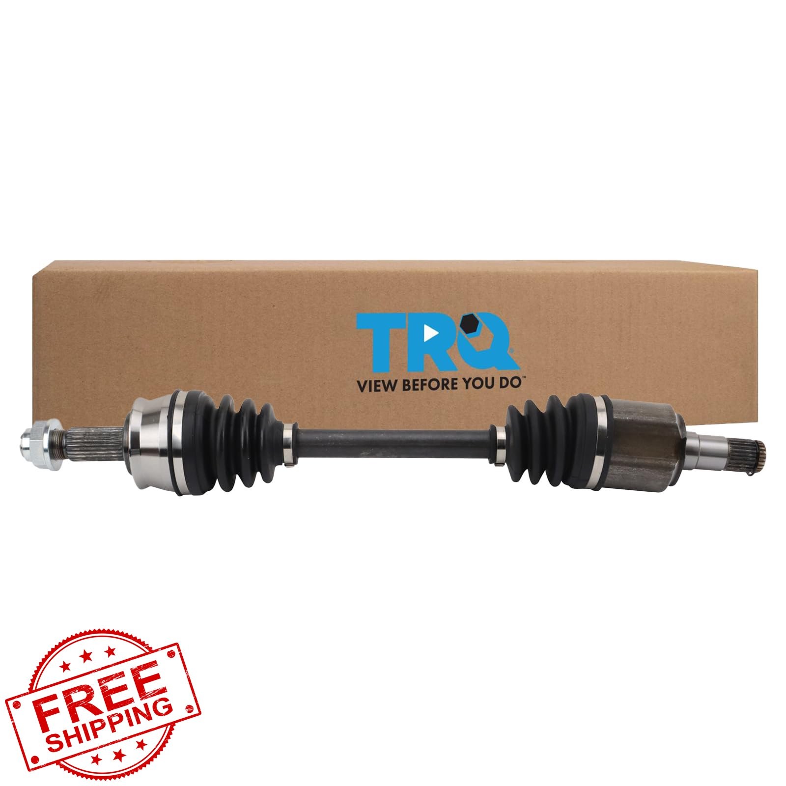 TRQ Front Left CV Axle CSA45543 for Fiat 500