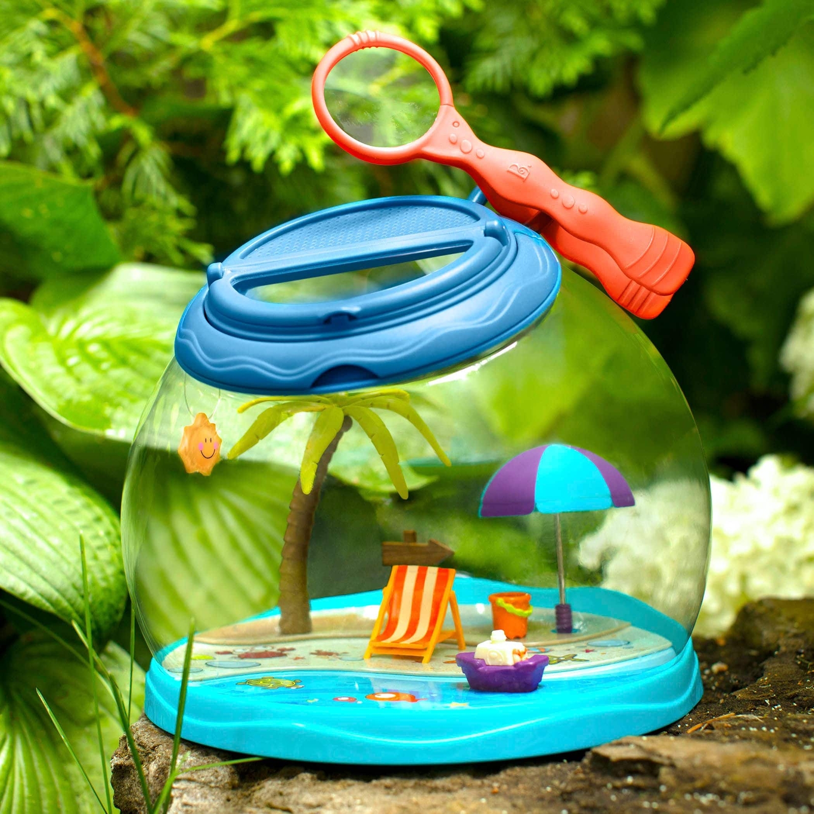 Tiki Retreat Insect Catcher Toy Discover Set with Bug House & Magnifier, Ages 4+