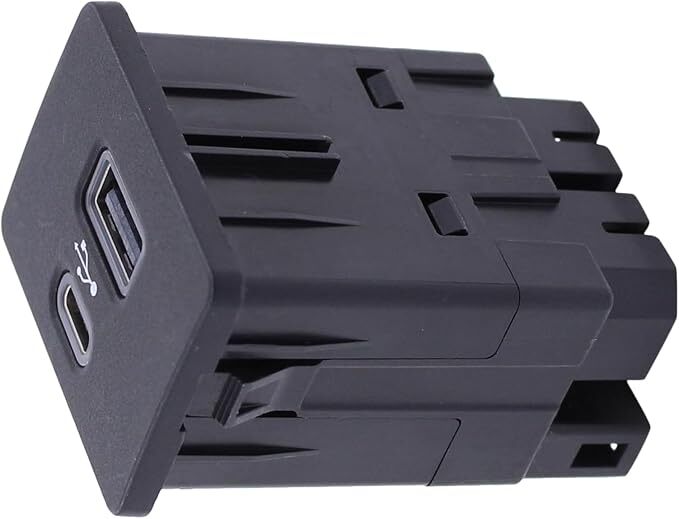 MOTOKU Center Console SYNC 3 USB Type-C Interface Charger Socket Adapter Port