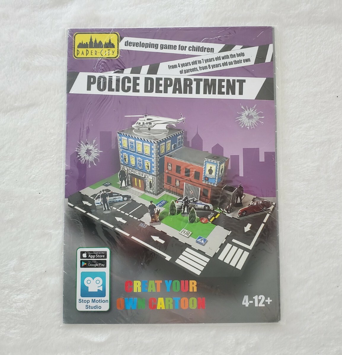 Paper City Educational Projects Games 4 Qty Fire Department Circus Plus 2 Other
