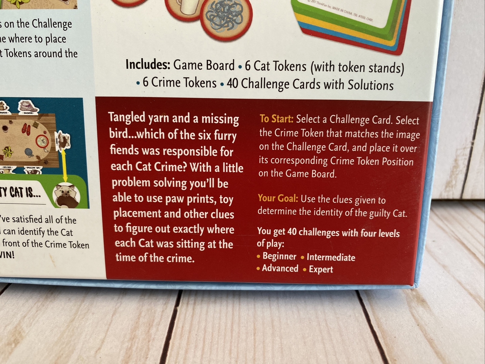 Thinkfun Cat Crimes Logic Game Problem Solving Learning Educational Skill Build
