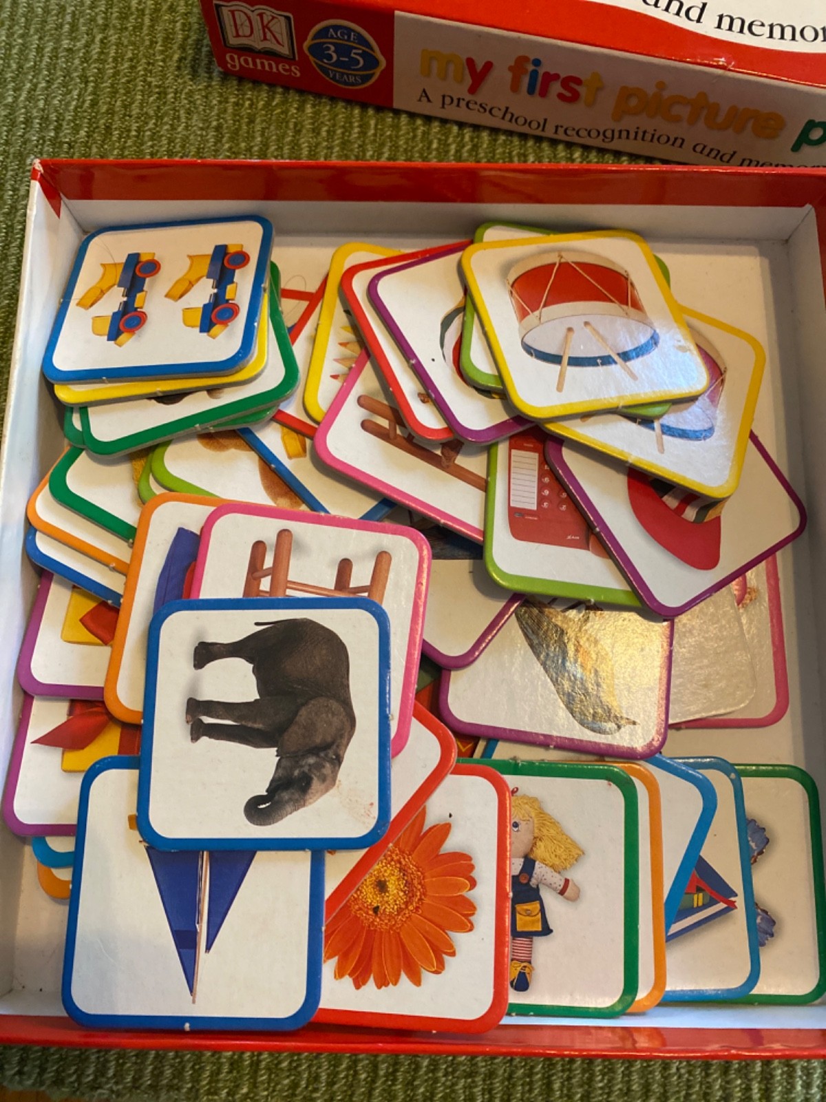 MATCHING MEMORY GAME/CARDS My First Picture Pairs DK Educational Preschool Toy