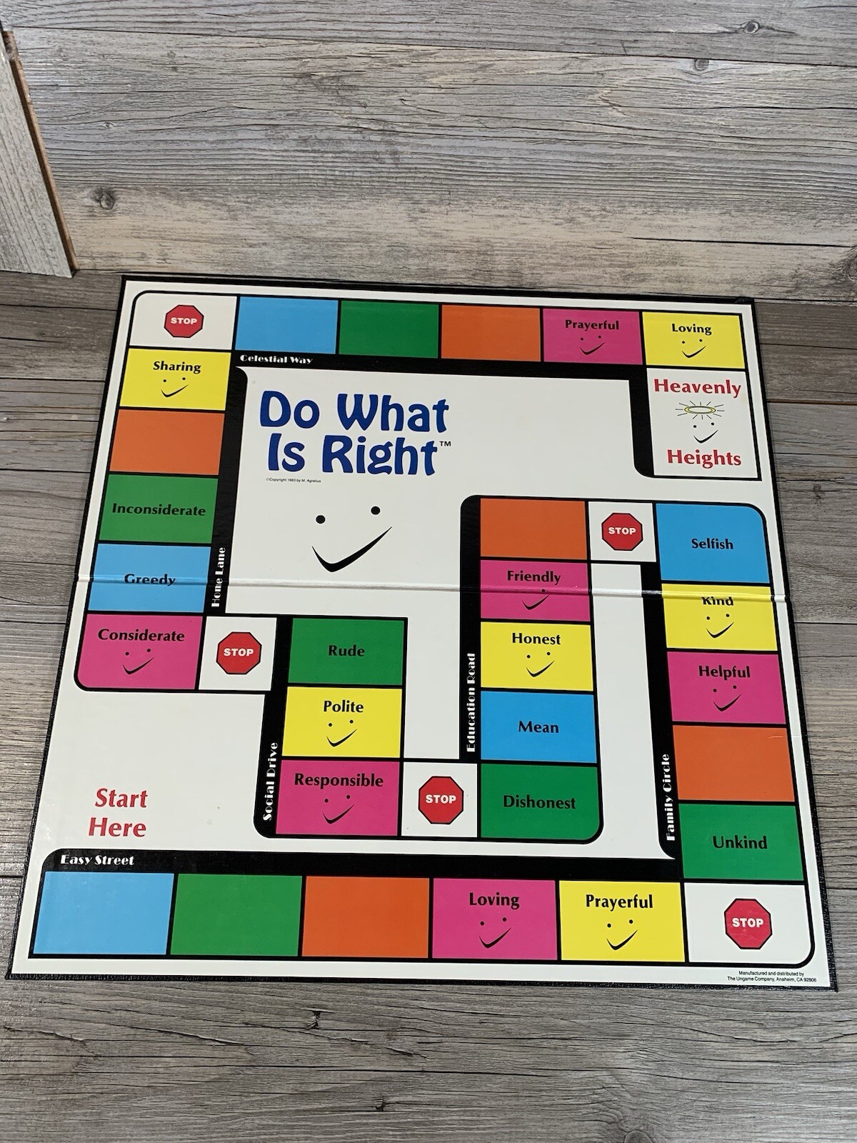 Do What Is Right a fun way to teach manners and morals 1570 (1985) Ungame Rare!