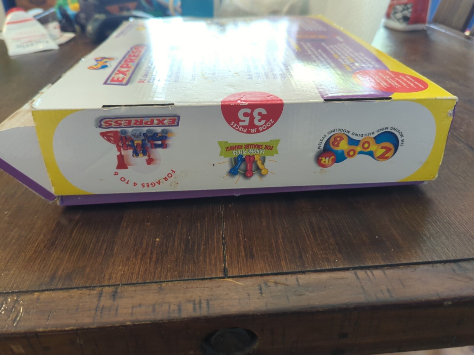 Infinitoy ZOOB Jr Express Train Set Buiding Modeling Toy