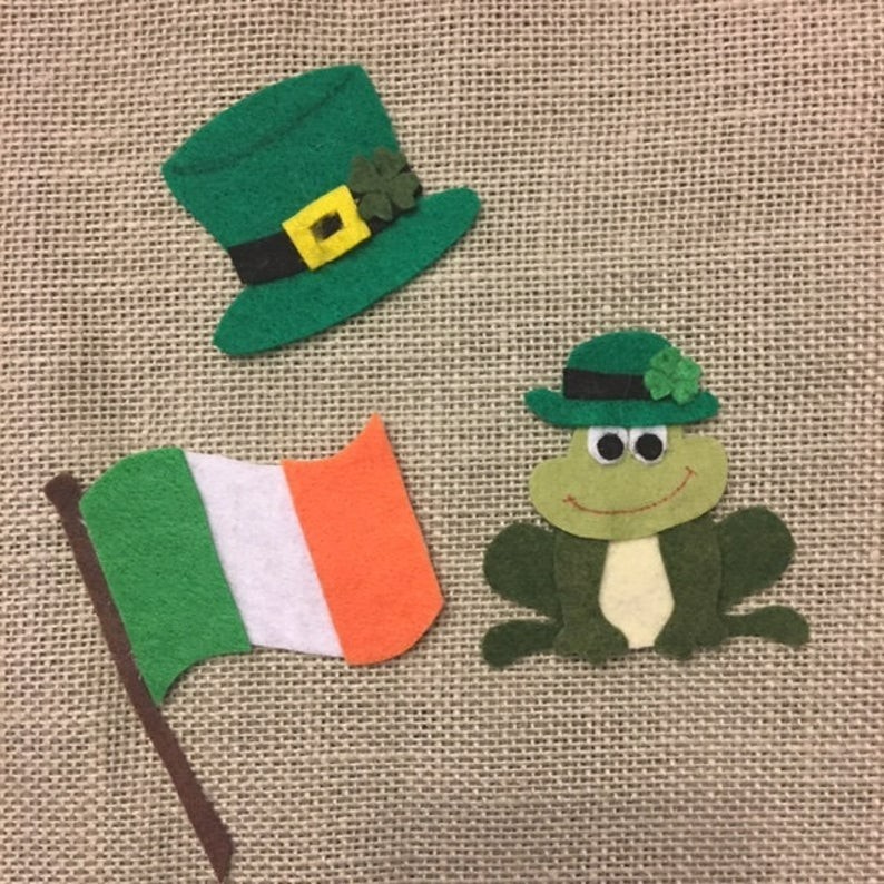 Luck of the Irish Felt Pieces for Felt or Flannel Board Play