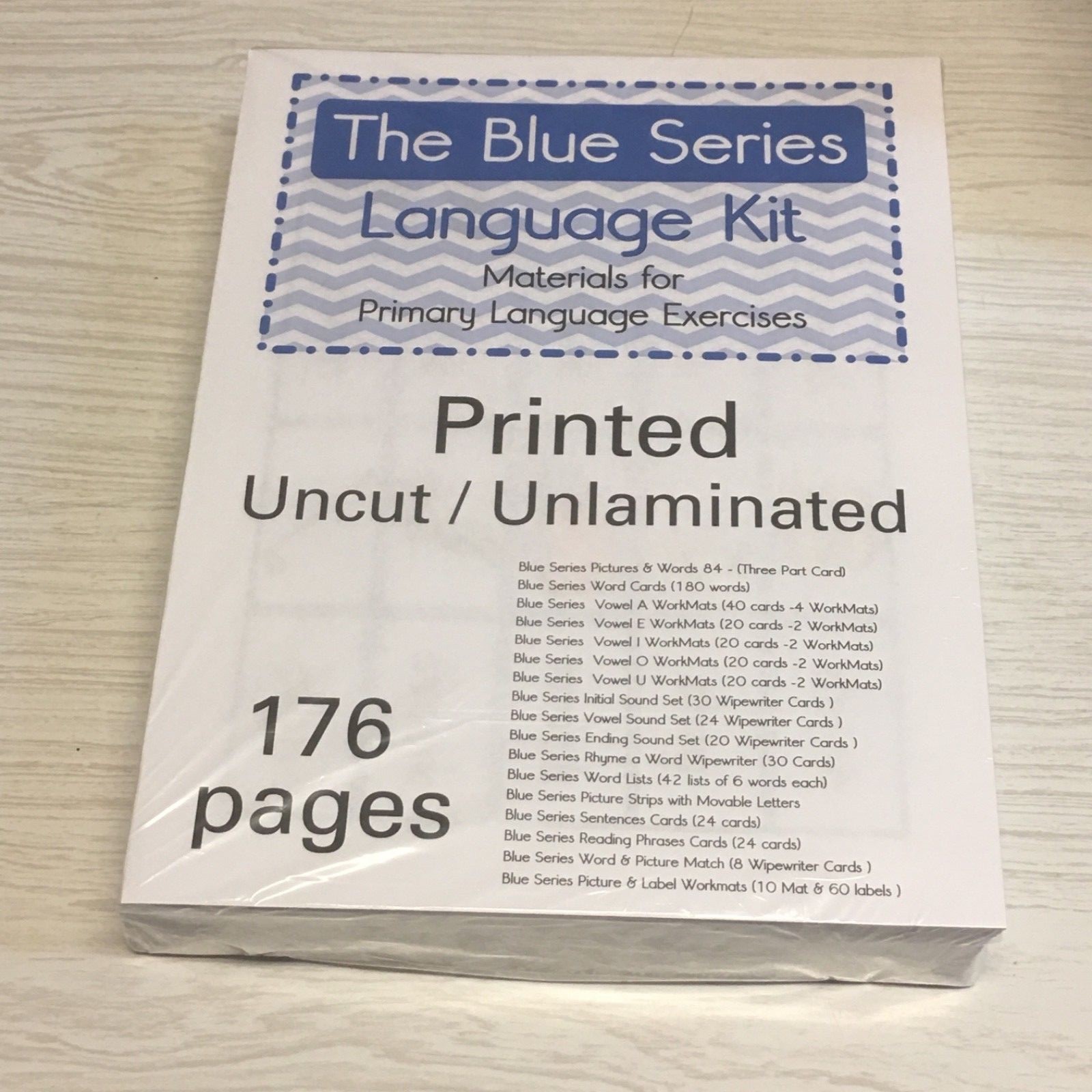 The Pink, Blue & Green Series – all 3 Language Kits Montessori (PRINTED) 500 pgs