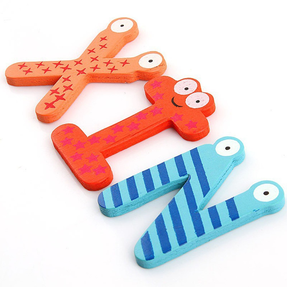 Magnetic Letters Numbers Alphabet ABC 123 Fridge Magnets Small, Multi Color