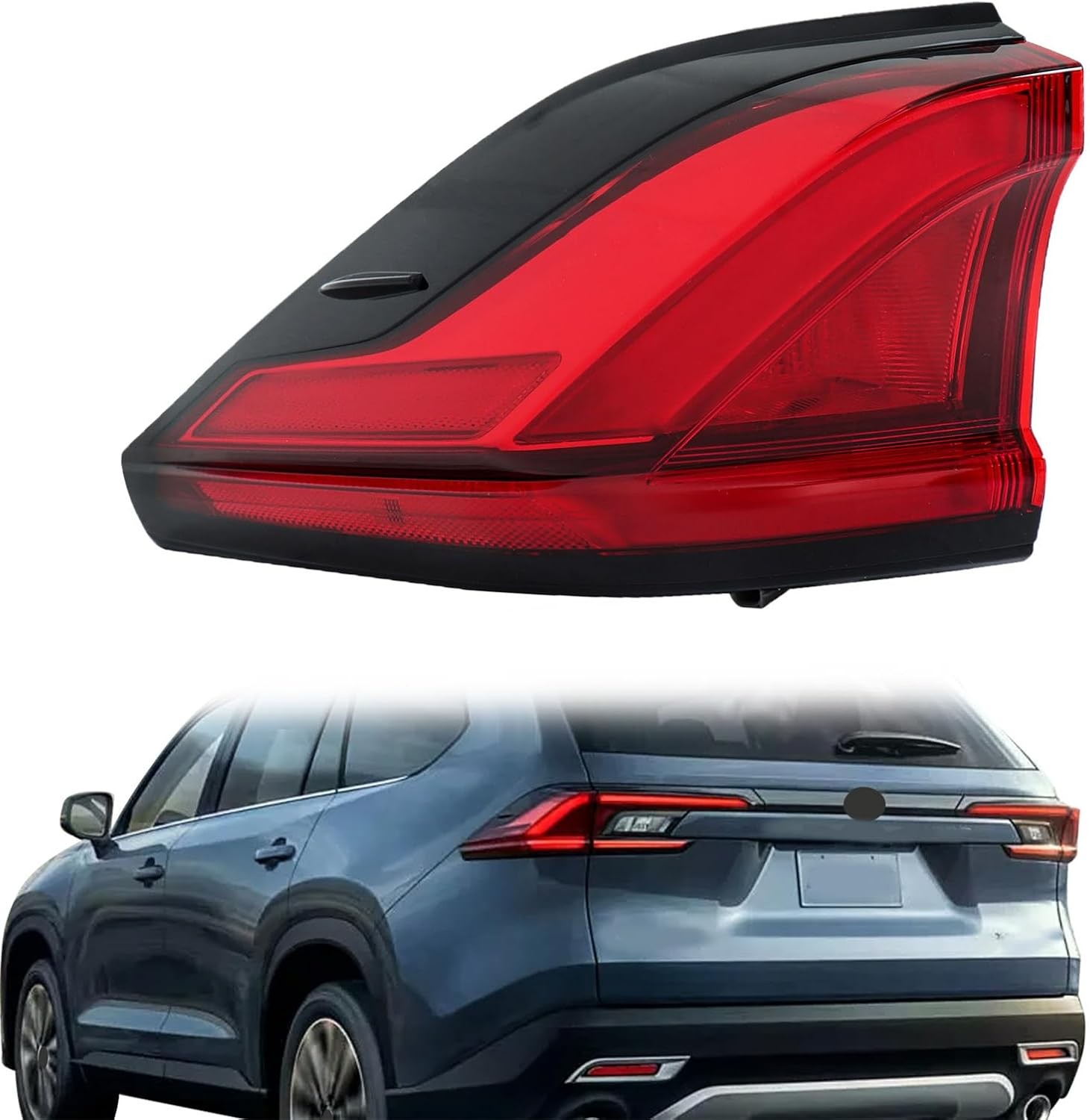 labwork Left Side Outer Tail Light Replacement for Toyota Grand Highlander 2024