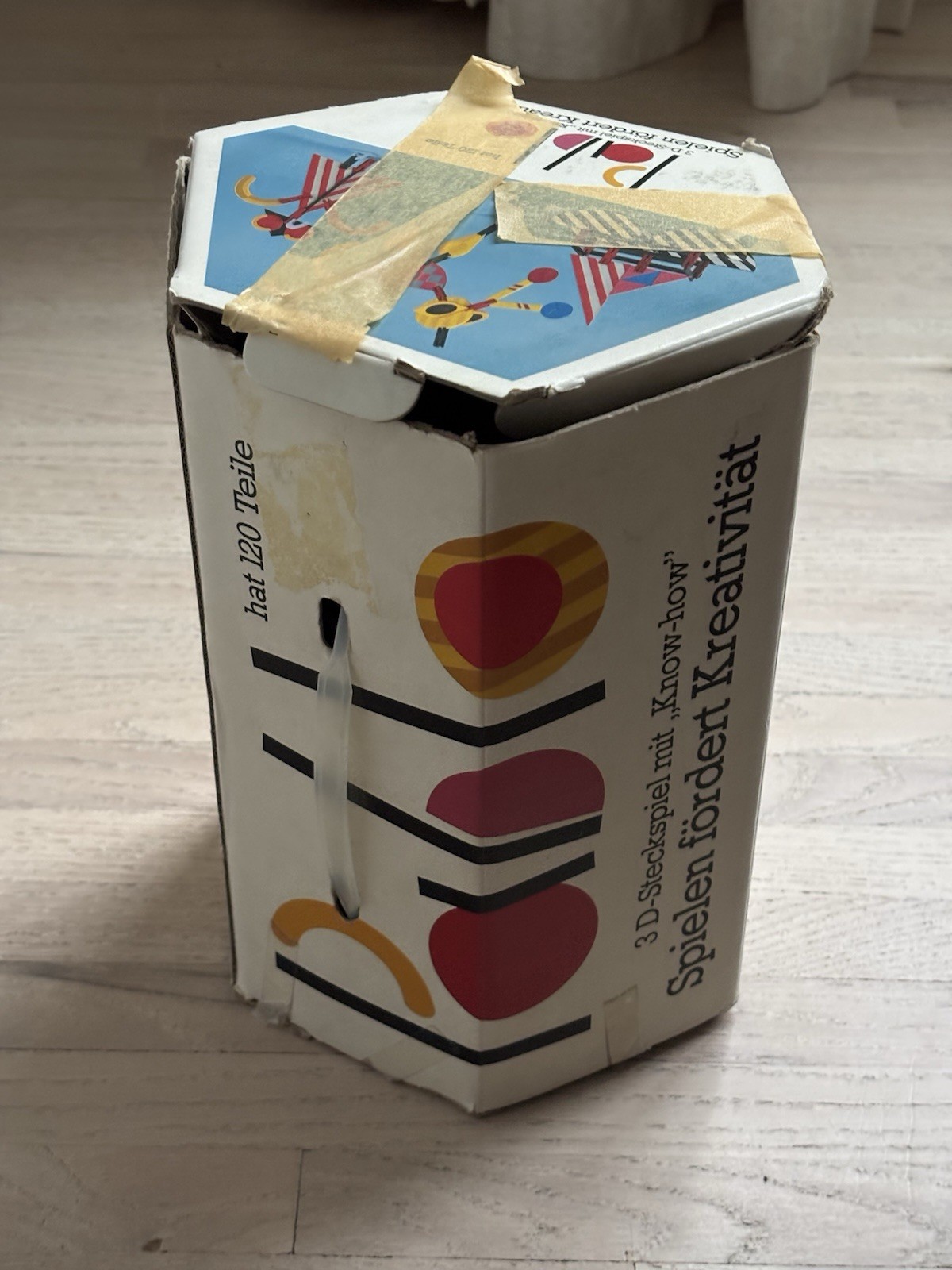 Vintage Pablo Picasso 3D Stick Game German Construction Set Rare in Original Box