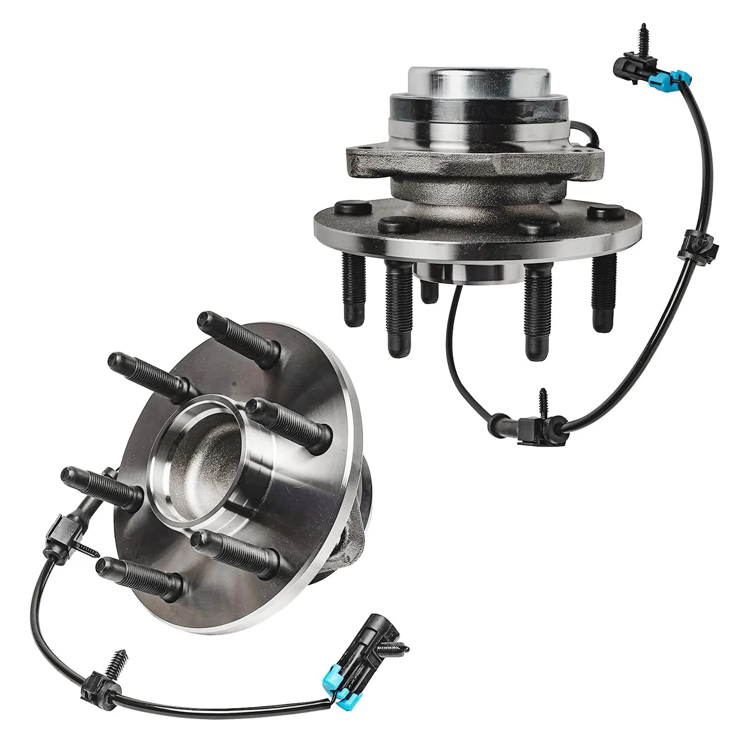 Detroit Axle – Pair 2WD Front Wheel Bearing Hub Assembly for 99-06 Chevy Silvera