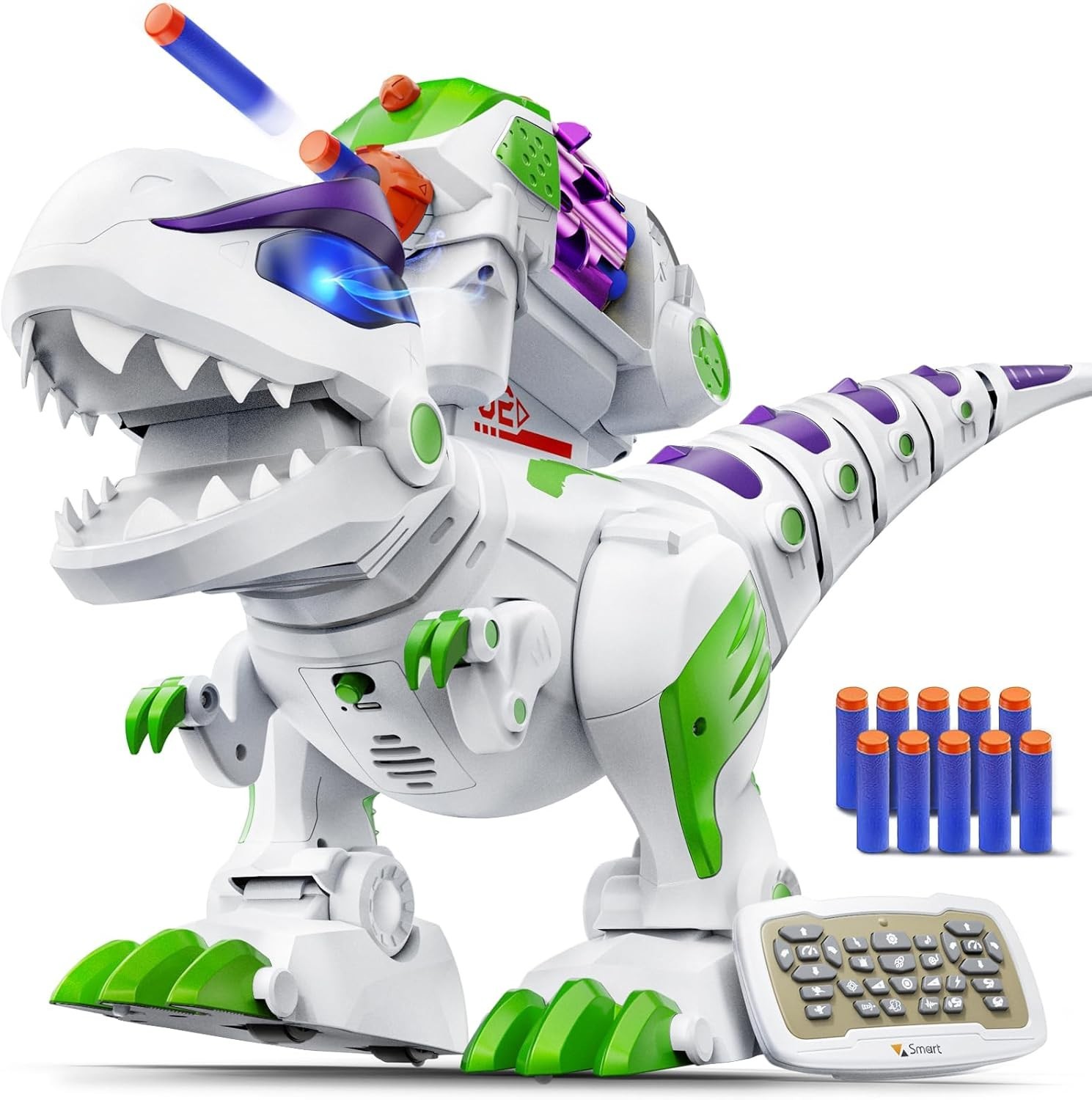 Dinosaur Toys for Kids, Large Rechargeable Remote Control T-Rex Programmable