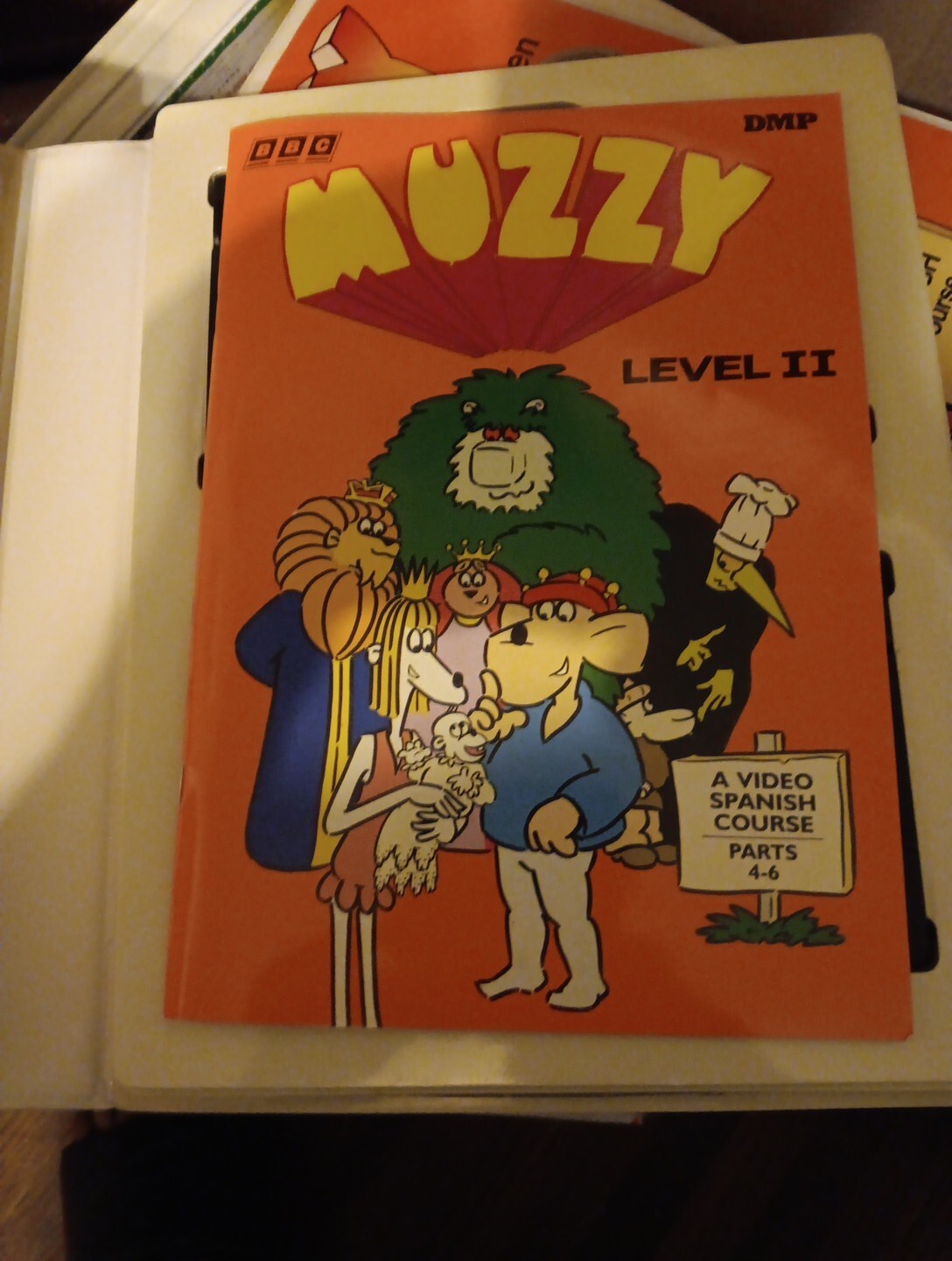 Vintage Muzzy Level II BBC Language Course For Children VHS Cassette Spanish