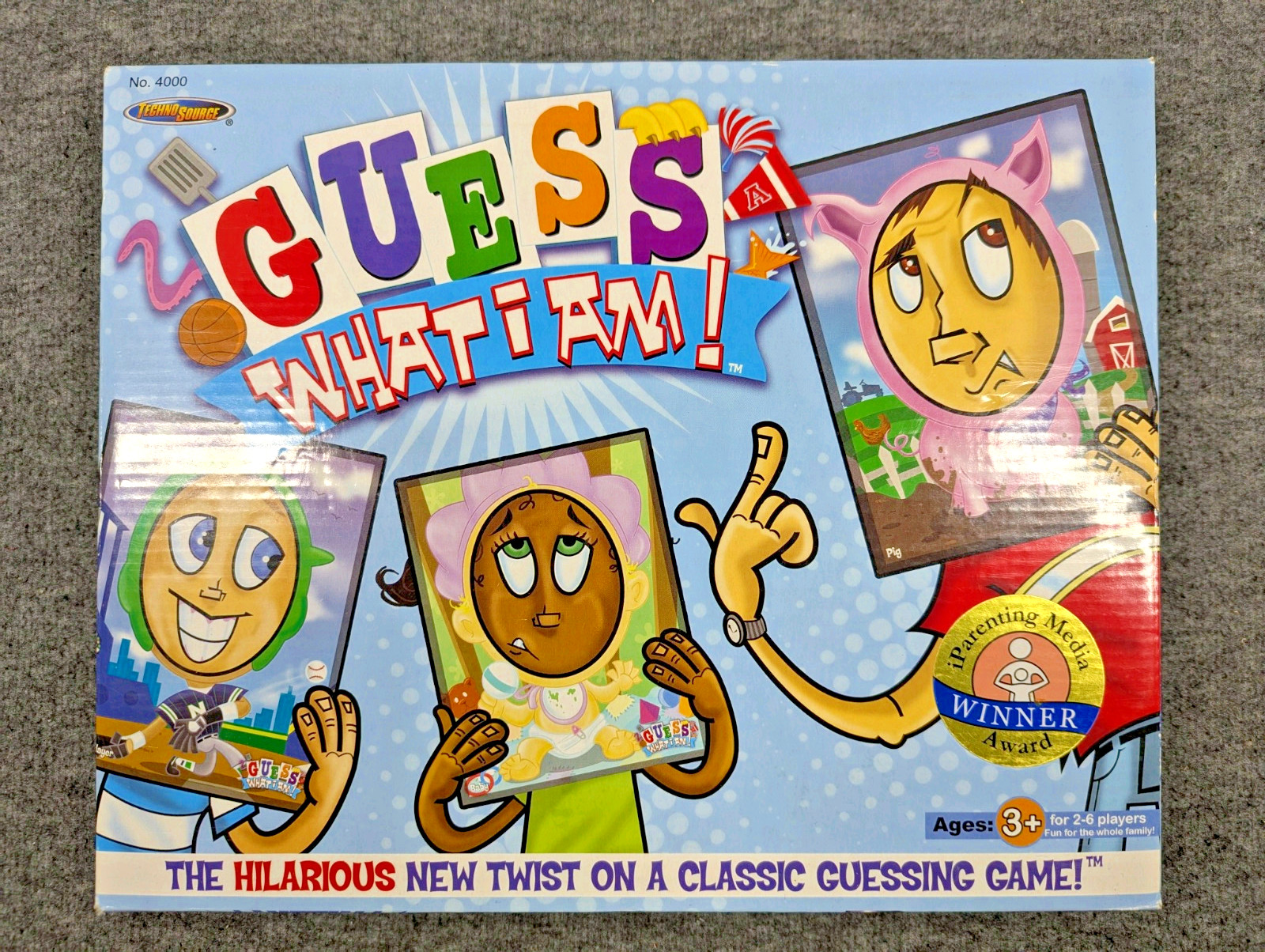 Guess What I Am! Game by Techno Source 2007, Near Complete Missing 1 Crayon