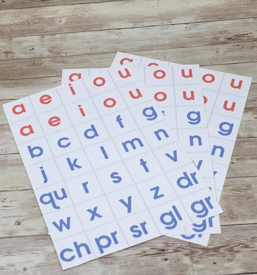 MAKE A WORD – Vowel U words – w/ letter tiles – Interactive Learning Book set