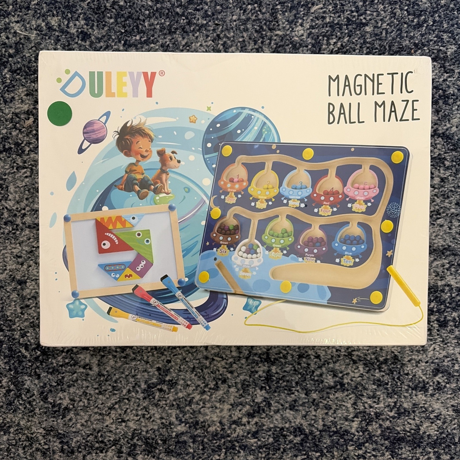 Duleyy STEM Learning The Magnetic Ball Maze Wooden Construction Ages 3+
