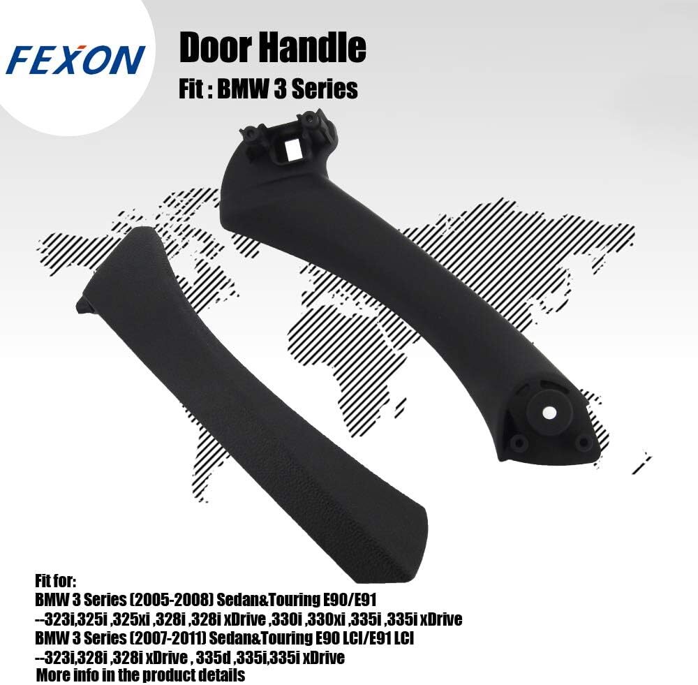 Inner Door Panel Handle and Door Pull Outer Trim Cover 1 Rear Left 2 Front Rear