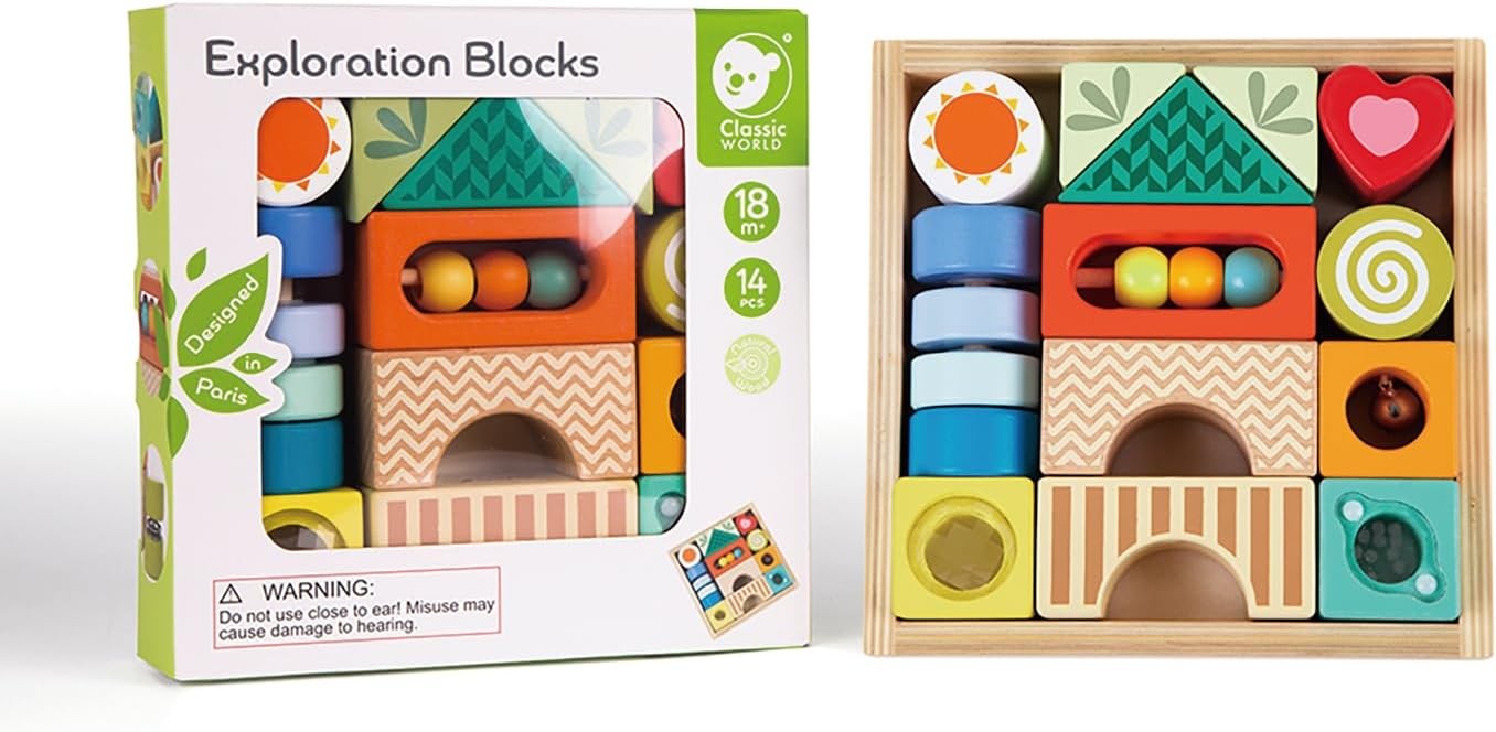 Classic World – Exploration Blocks – Kids Building Blocks for Toddlers – Early D
