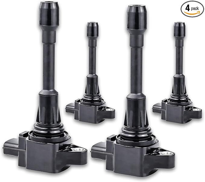 Set of 4 Ignition Coil Pack 2007 2008 2009 2010 2011 2012 Replacement for Nissan