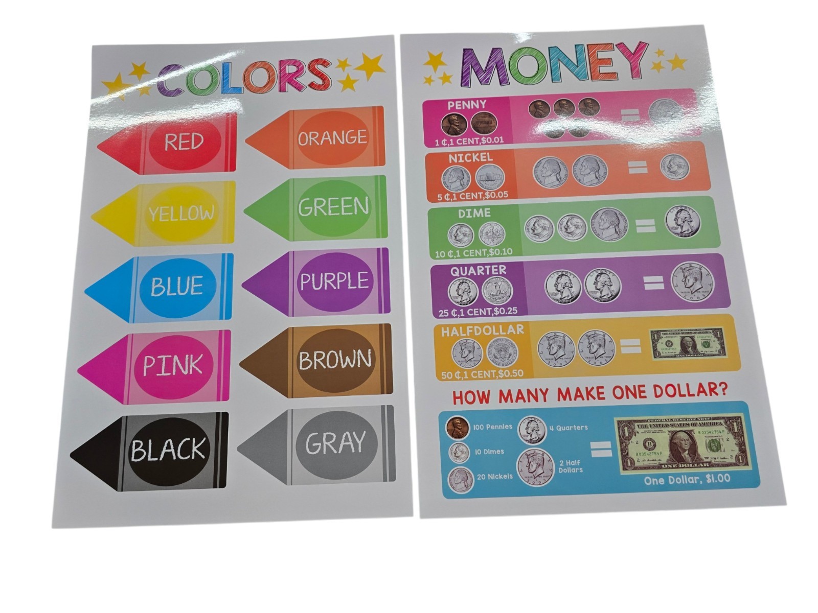 Hadley designs educational posters set of 16 for preschool & kindergarten classr