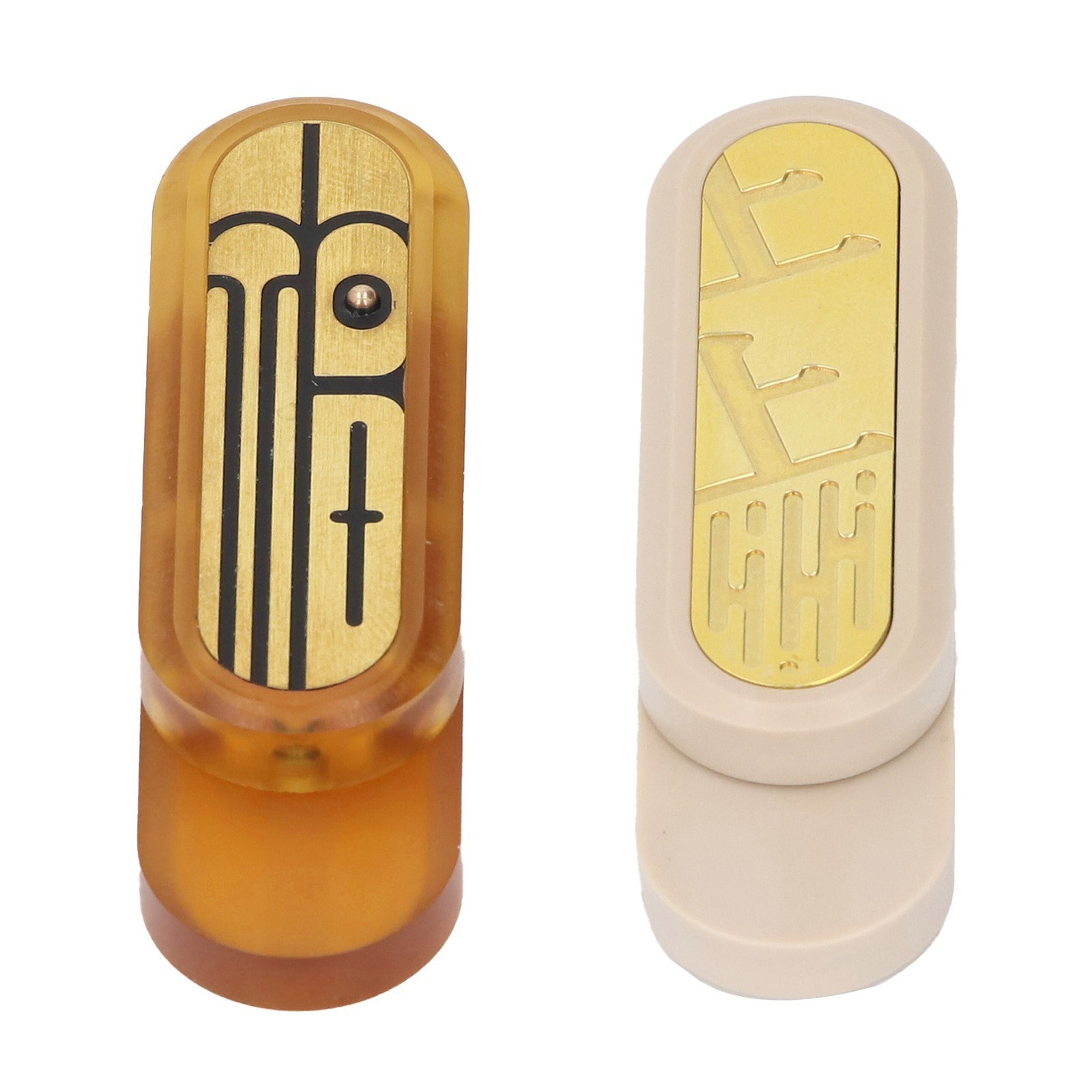 Mechanical Push Slider Magnetic Push Card Metal Decompression Fingertip Slider