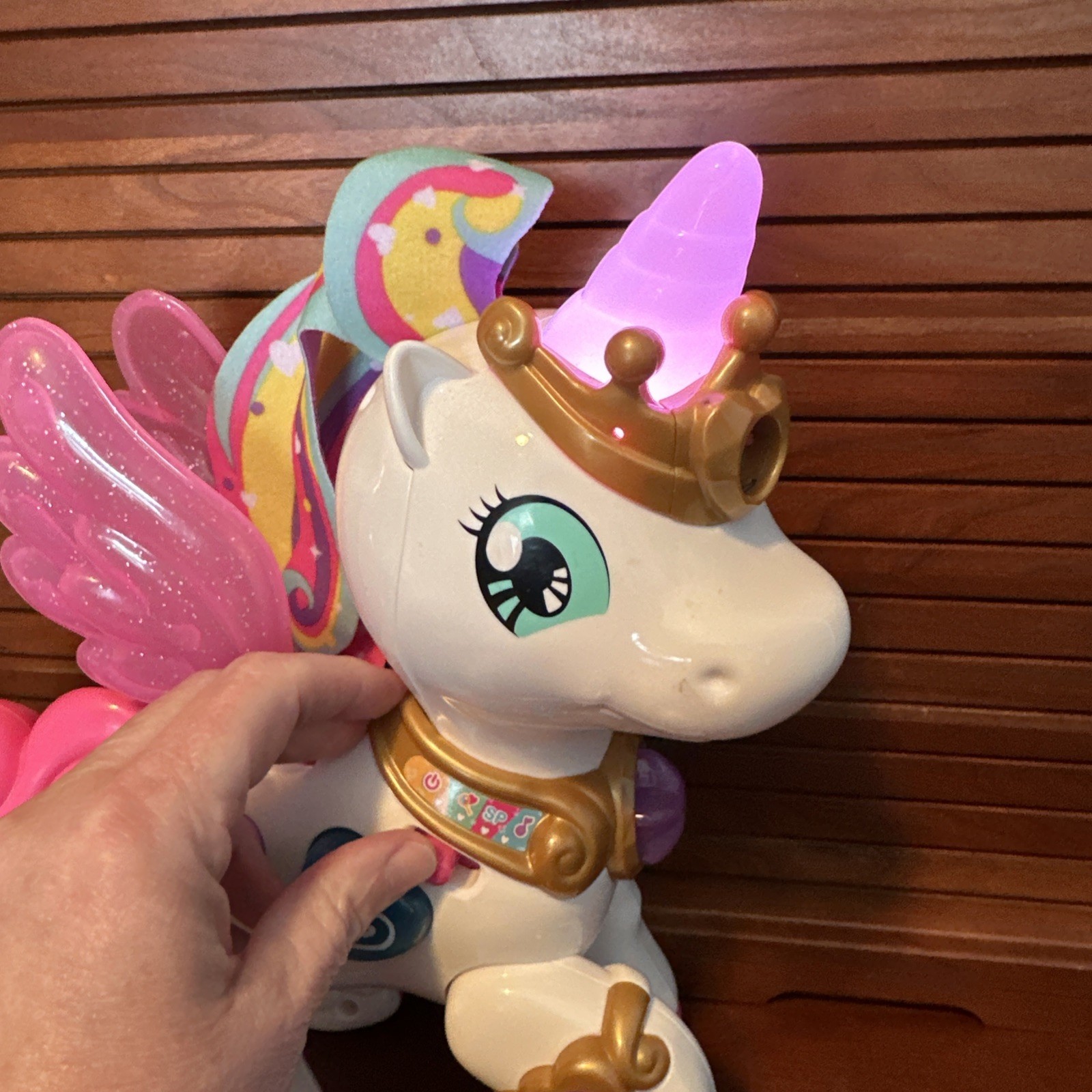 Tech Starshine Bright Lights Magical Unicorn Learn Colors Words Music Spanish