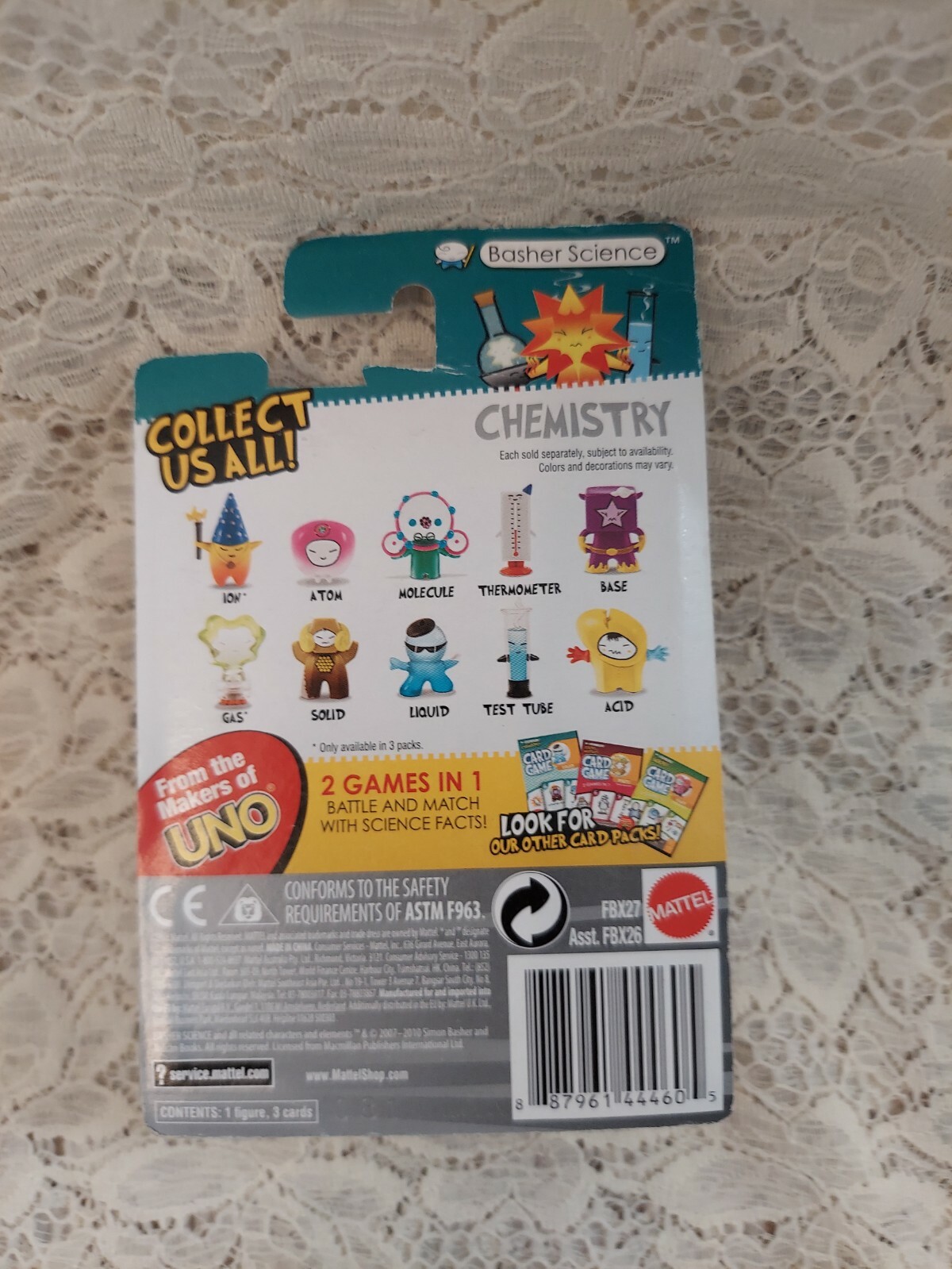 Basher Science Solid Figure Series 1 Chemistry Figurine FREE SHIPPING