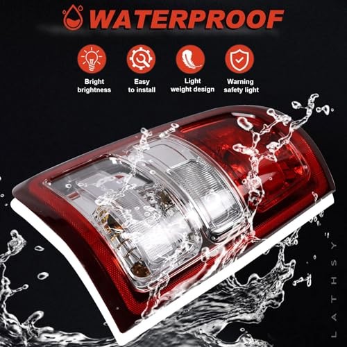 Tail Light Compatible With 2019-2023 Dodge Ram 1500 Right Chrome Bezel