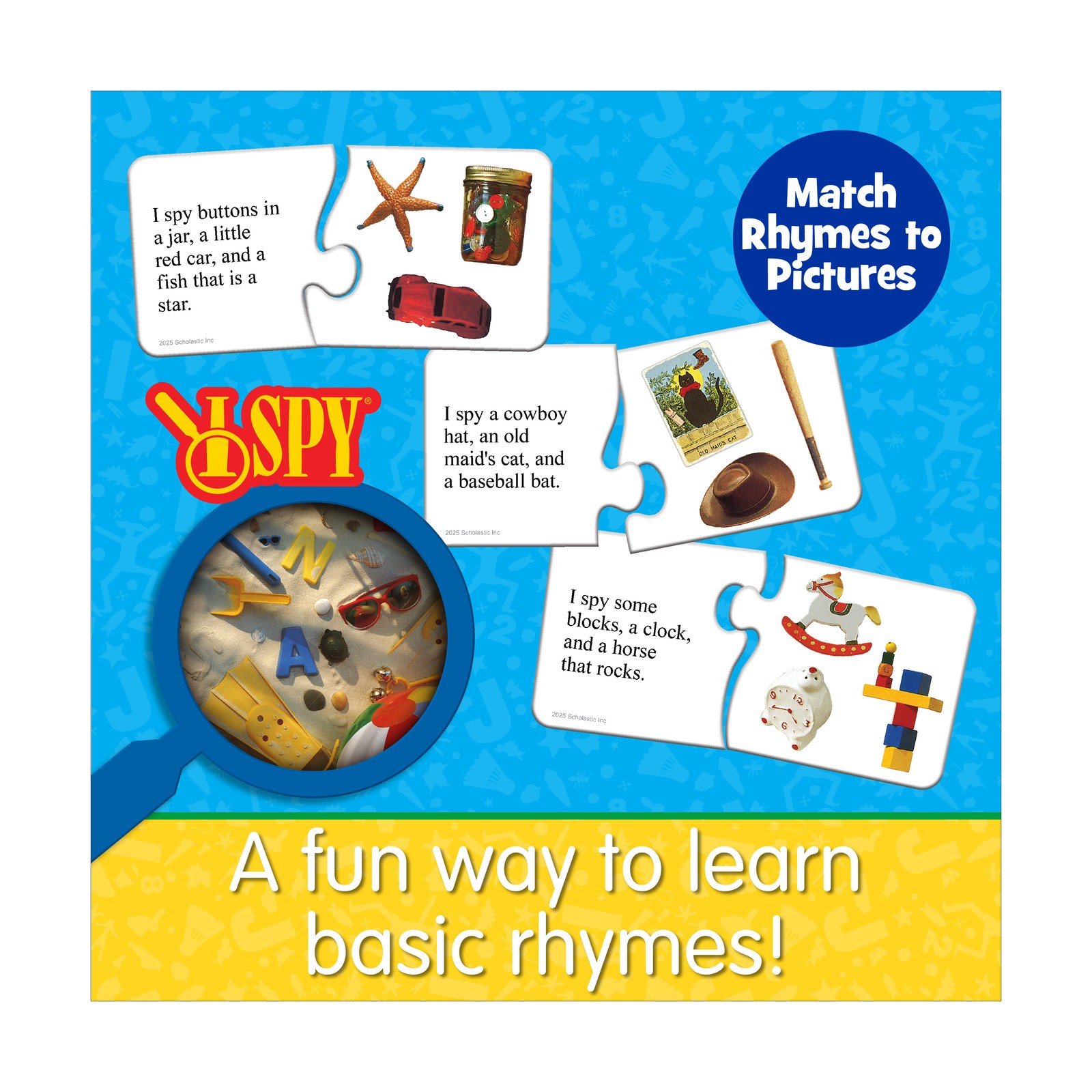 New – The Learning Journey I SPY Match It! Tin – Rhyme – Ages 4+ | 1+ players