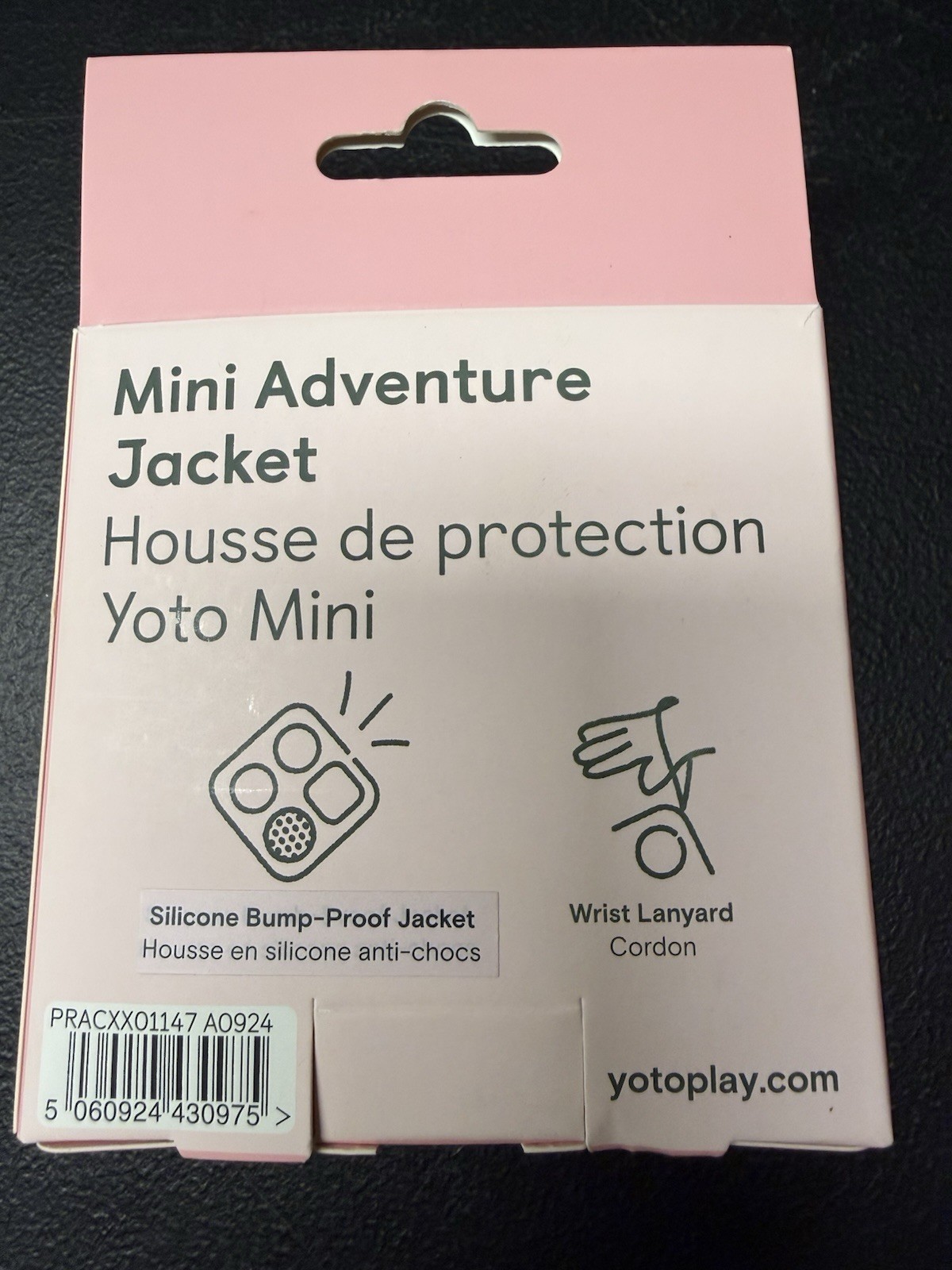 Yoto Audio Player Mini Adventure Jacket Think Pink Rose Pale Protective Case NEW