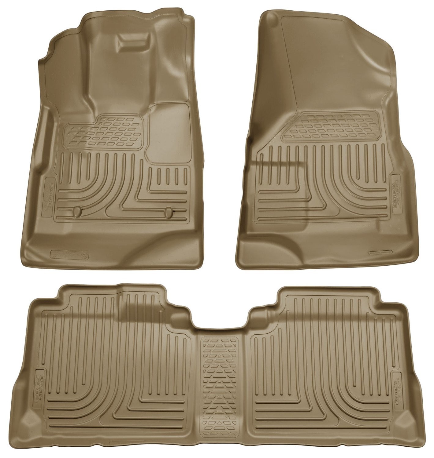 Husky Liners Weatherbeater Floor Mats Tan Custom Fit for 2009-2012 Ford Escape