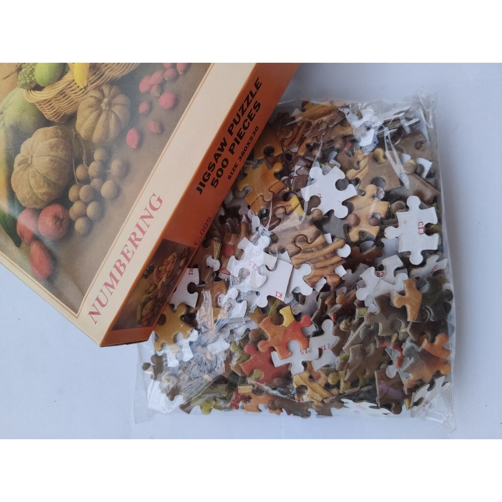 500 Pcs Jigsaw Puzzles Cute Puppies Size 53 x 38cm Toy Education Learning Game