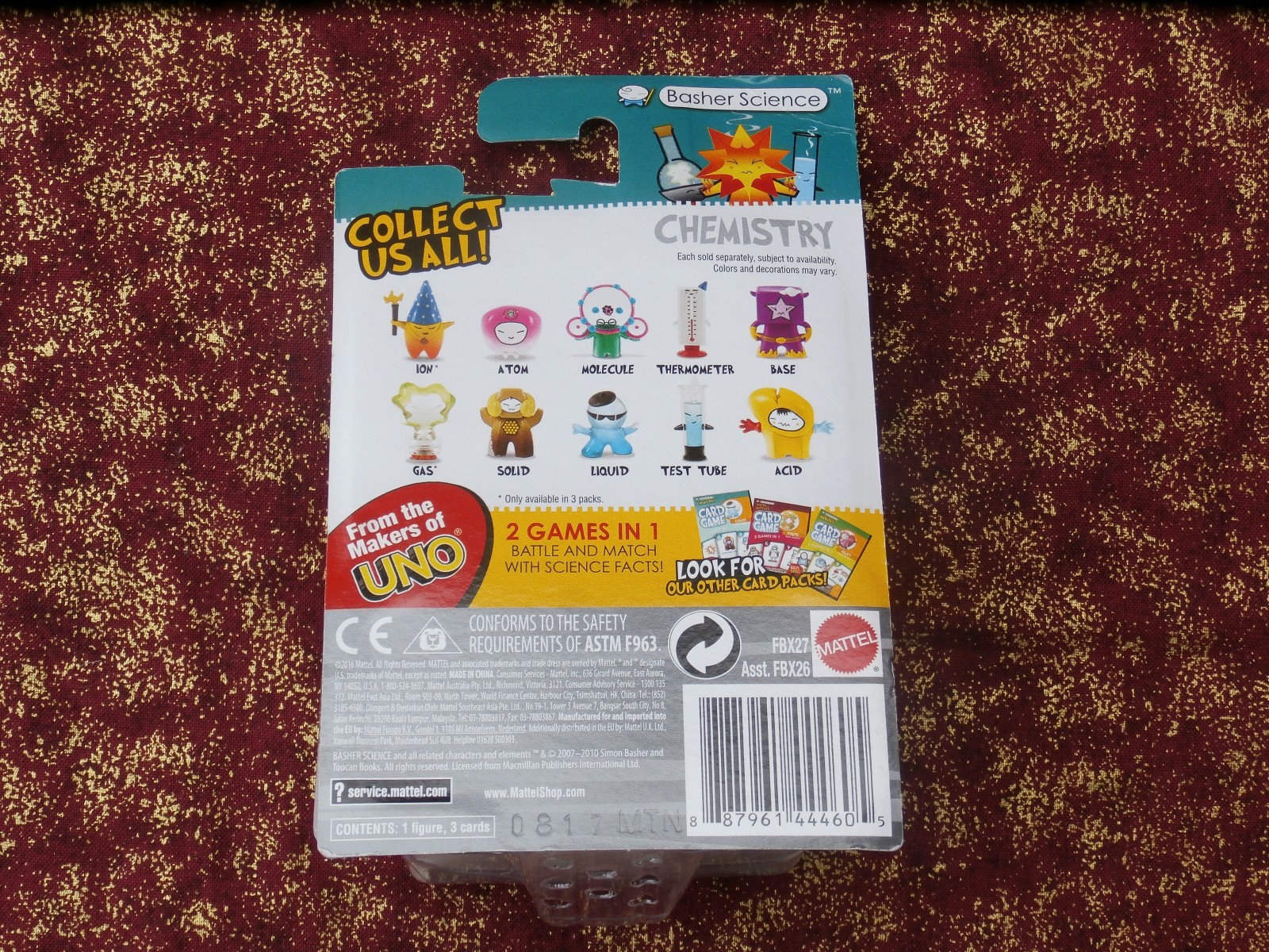 Basher Science Solid Figure Series 1 Chemistry Figurine FREE SHIPPING