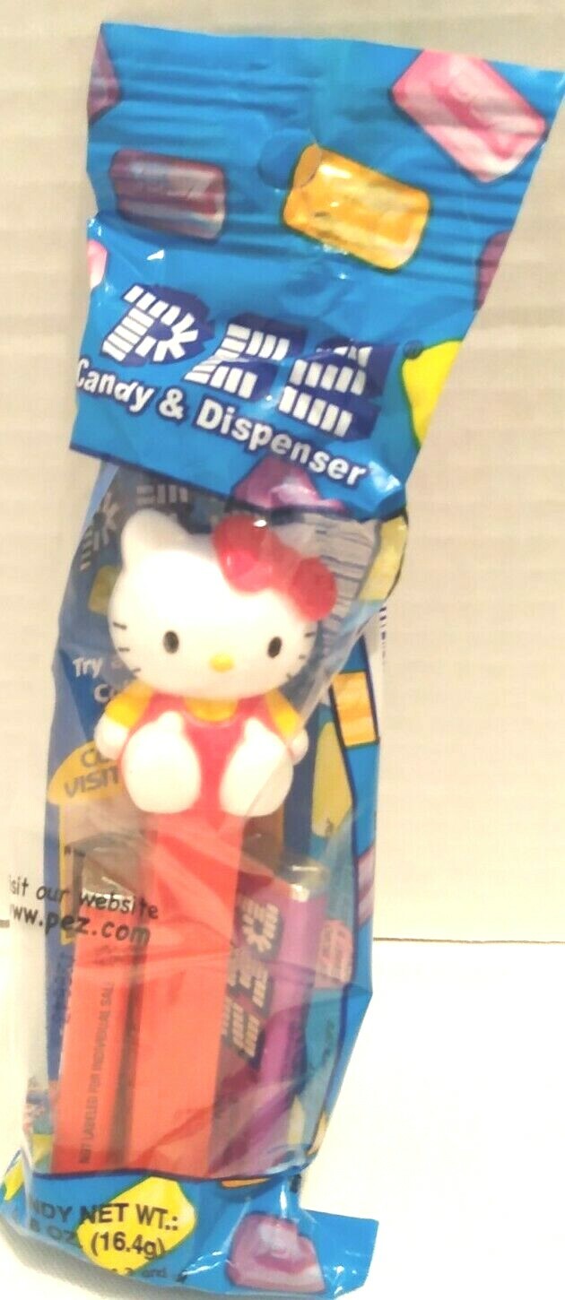 HELLO KITTY Red bow Full body PEZ Dispenser with Candy New in sealed package