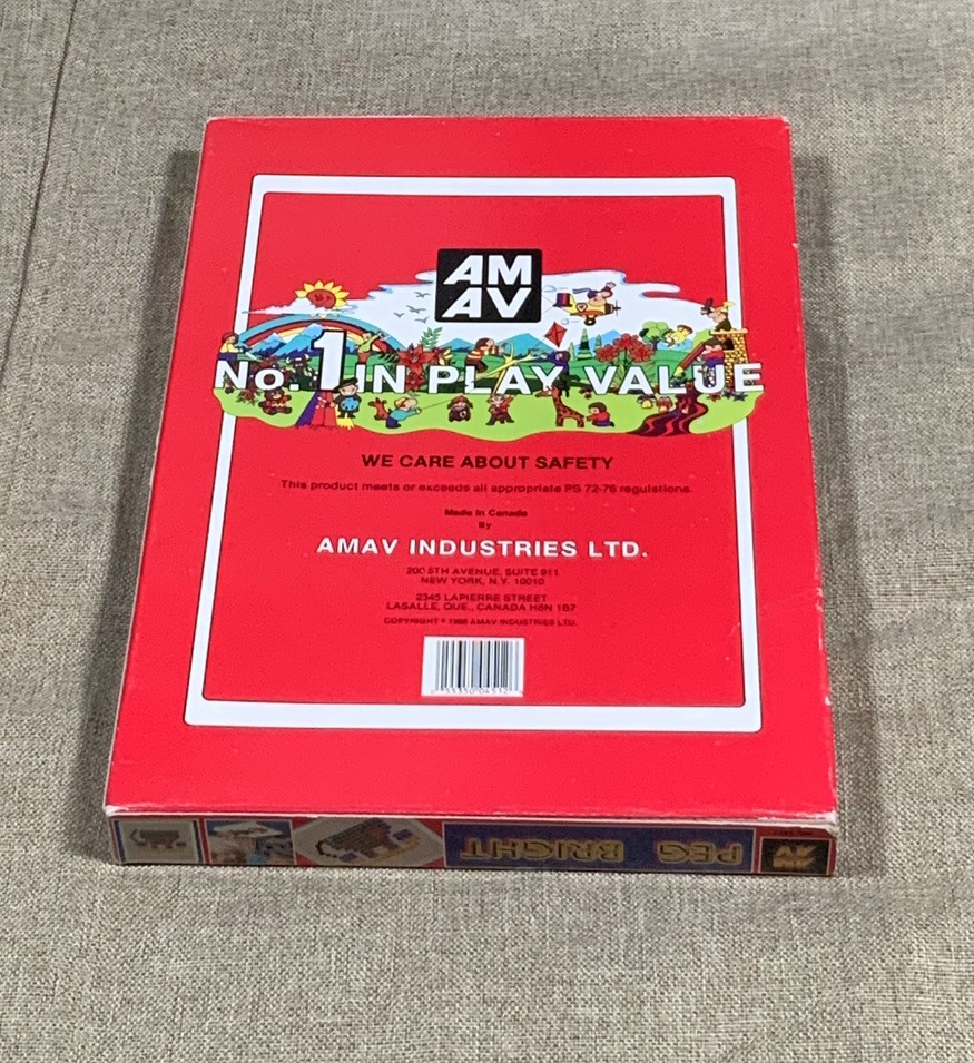 PEG BRIGHT 1988 AMAV #4512 VINTAGE NIB KIDS Great Creative Fun Ages 4-10 Years