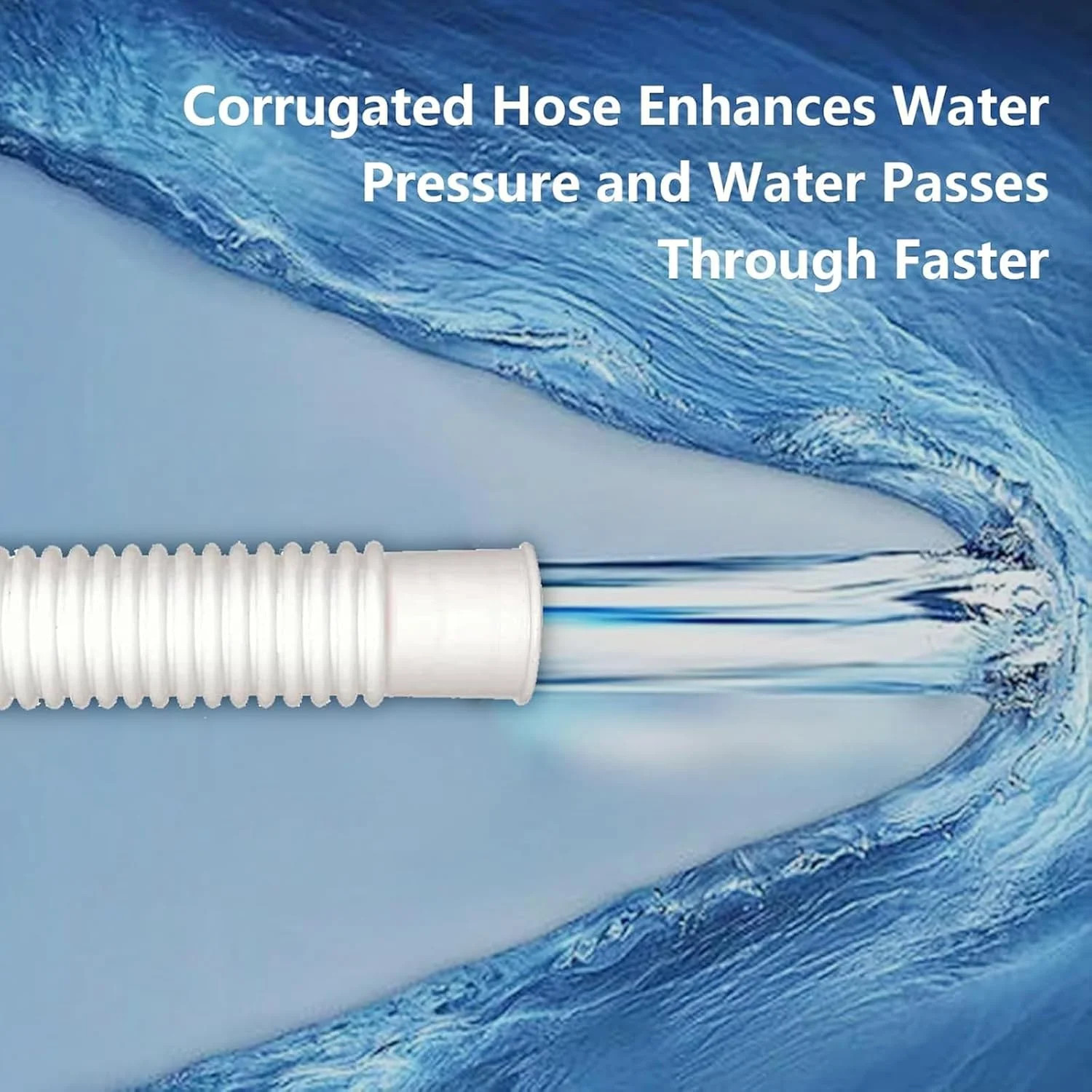 Pool Hose Replacement 1-1/4-Inch for Above Ground Pools – 1.25″*59″ Diameter Poo