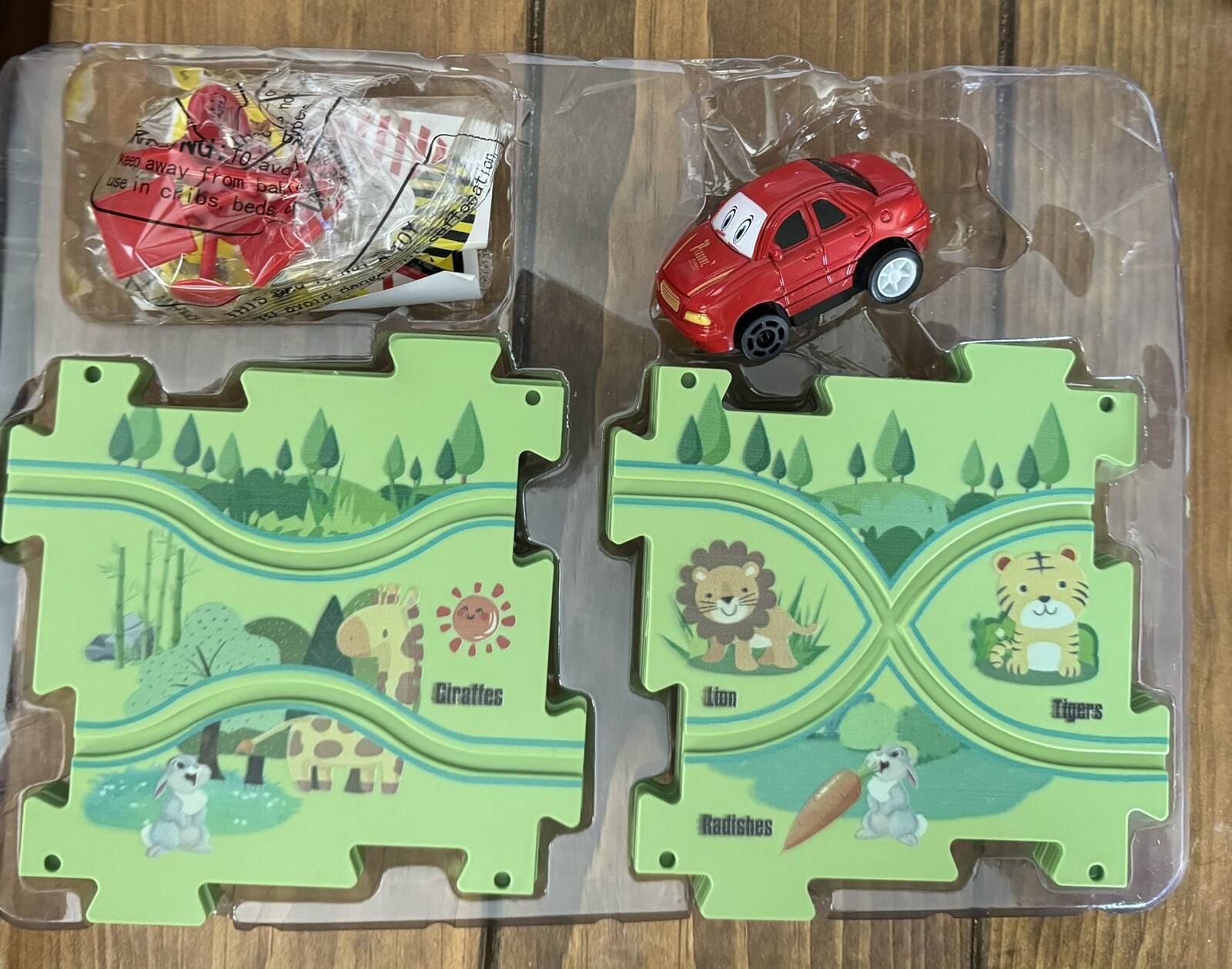 Fenming Educational Battery Operated Rail Car Puzzle Toy Land Series Track