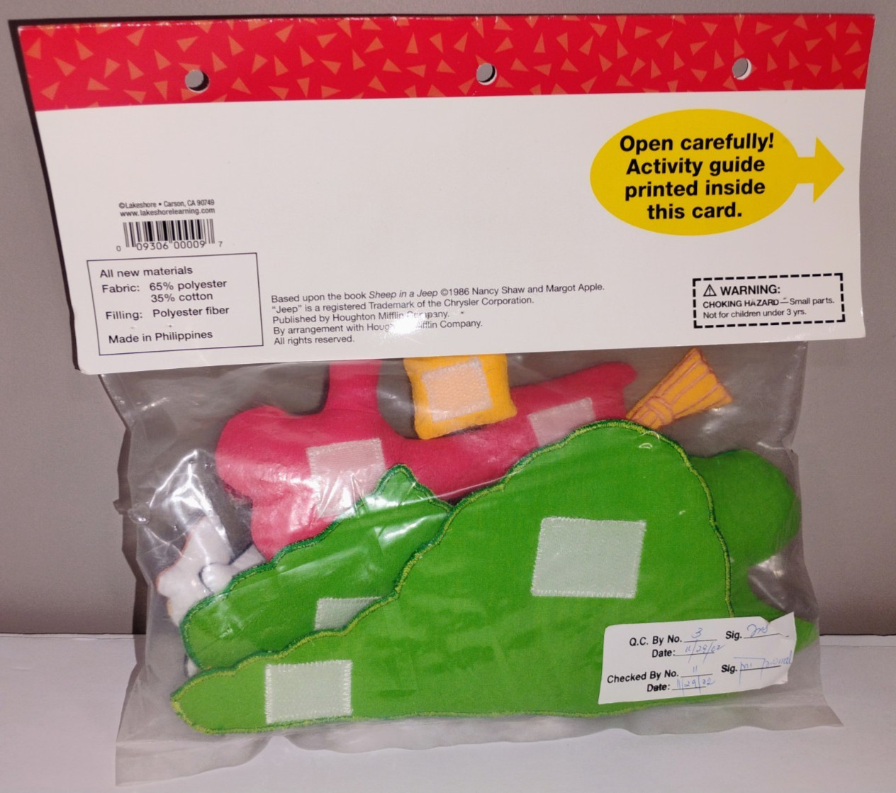 Lakeshore Storytelling Kit Sheep in a Jeep Vintage Preschool RR947