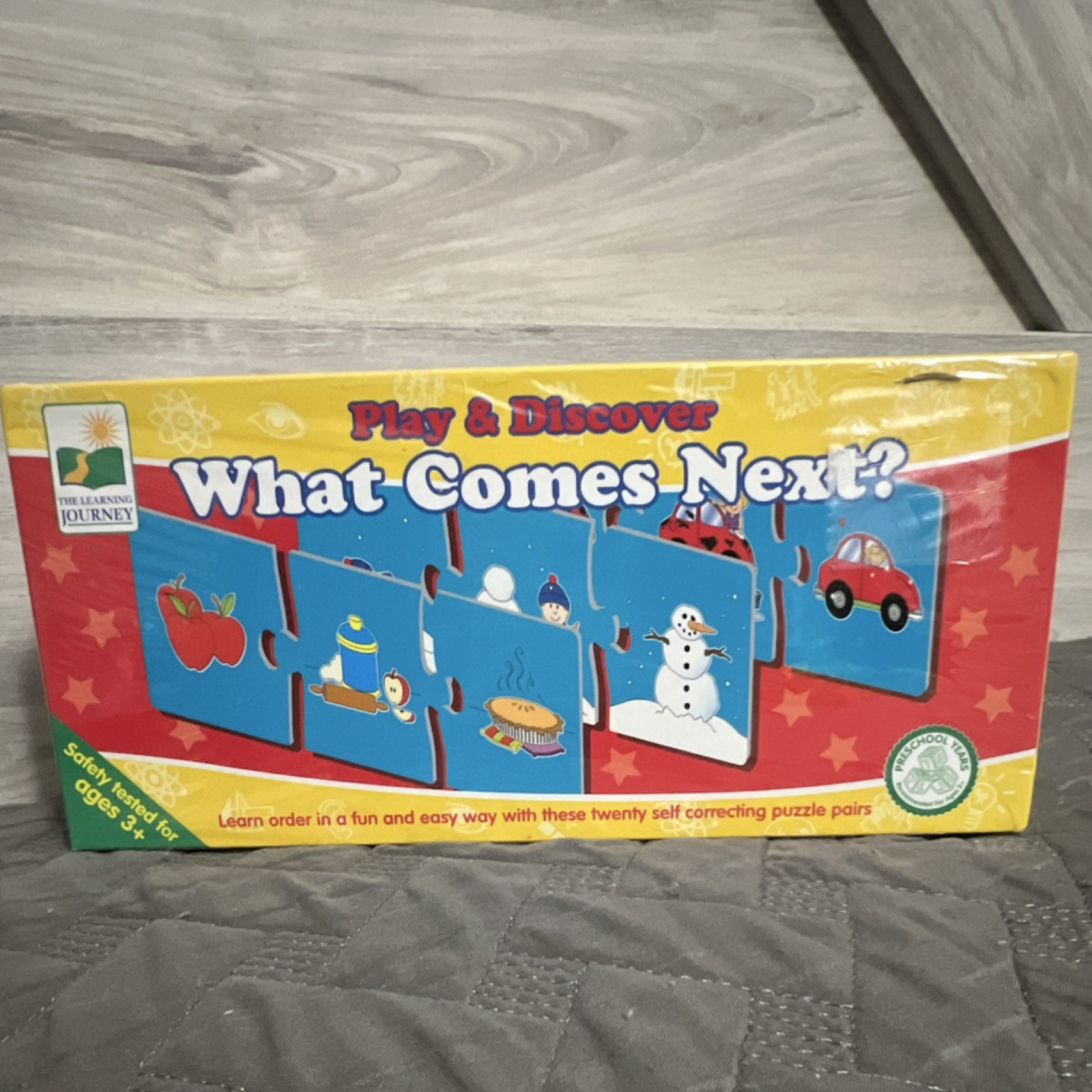 The Learning Journey Play & Discover What Comes Next? Sequencing Puzzle Ages 3+