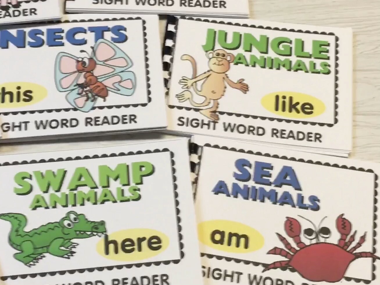 Sight Word Readers Children’s Books Learning Homeschool Reading