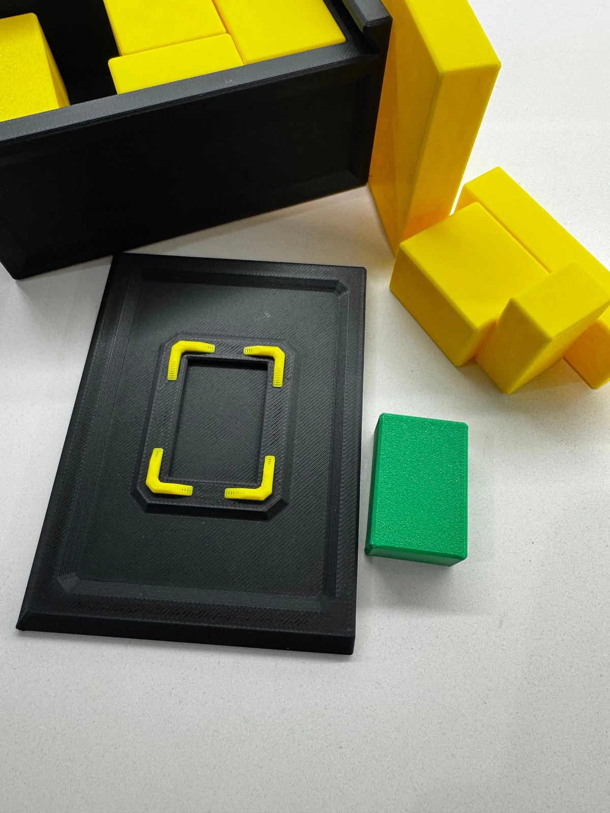 Green Stone Puzzle Game: Unique Brain Teaser for Adults and Kids, Handmade 3D