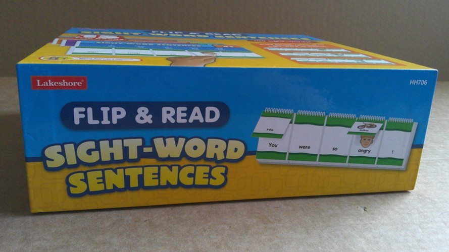 Lakeshore Flip & Read Sight-Word Sentences Set #HH706 Educational Reading Kit