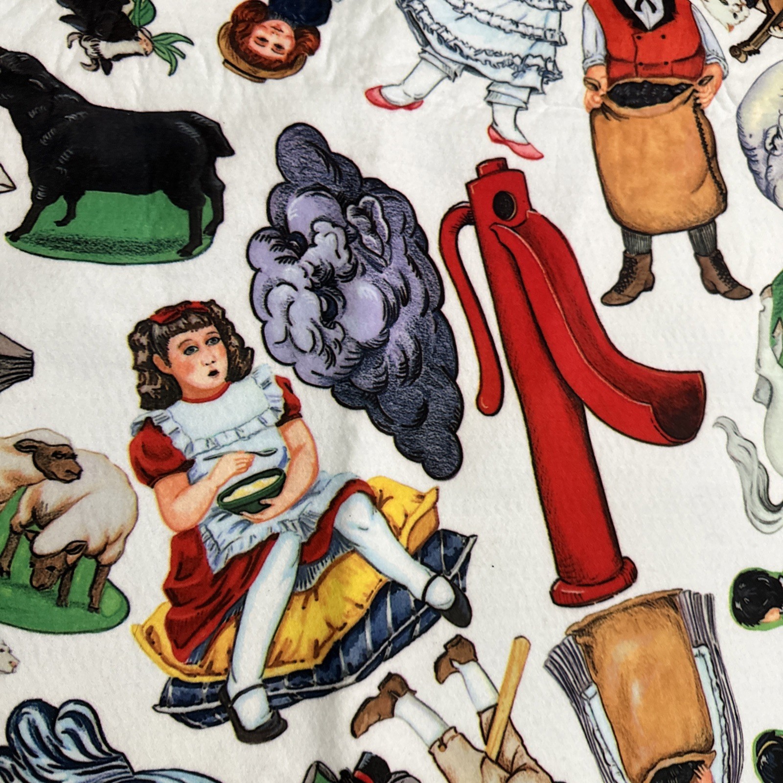 The Story Teller Felt 1993 Nursery Rhymes Uncut Flannel Board